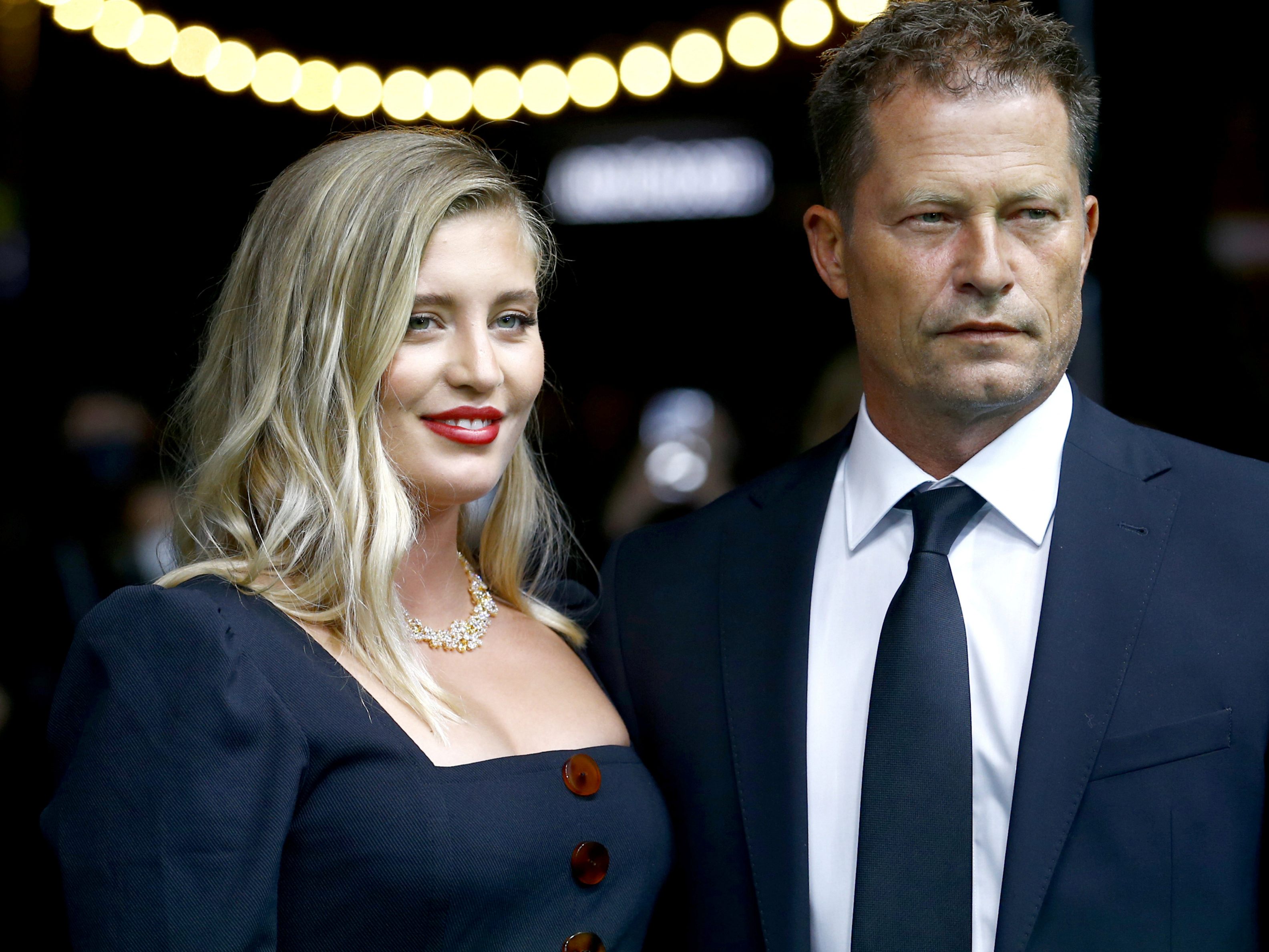 Luna und Til Schweiger. Luna und Til Schweiger.