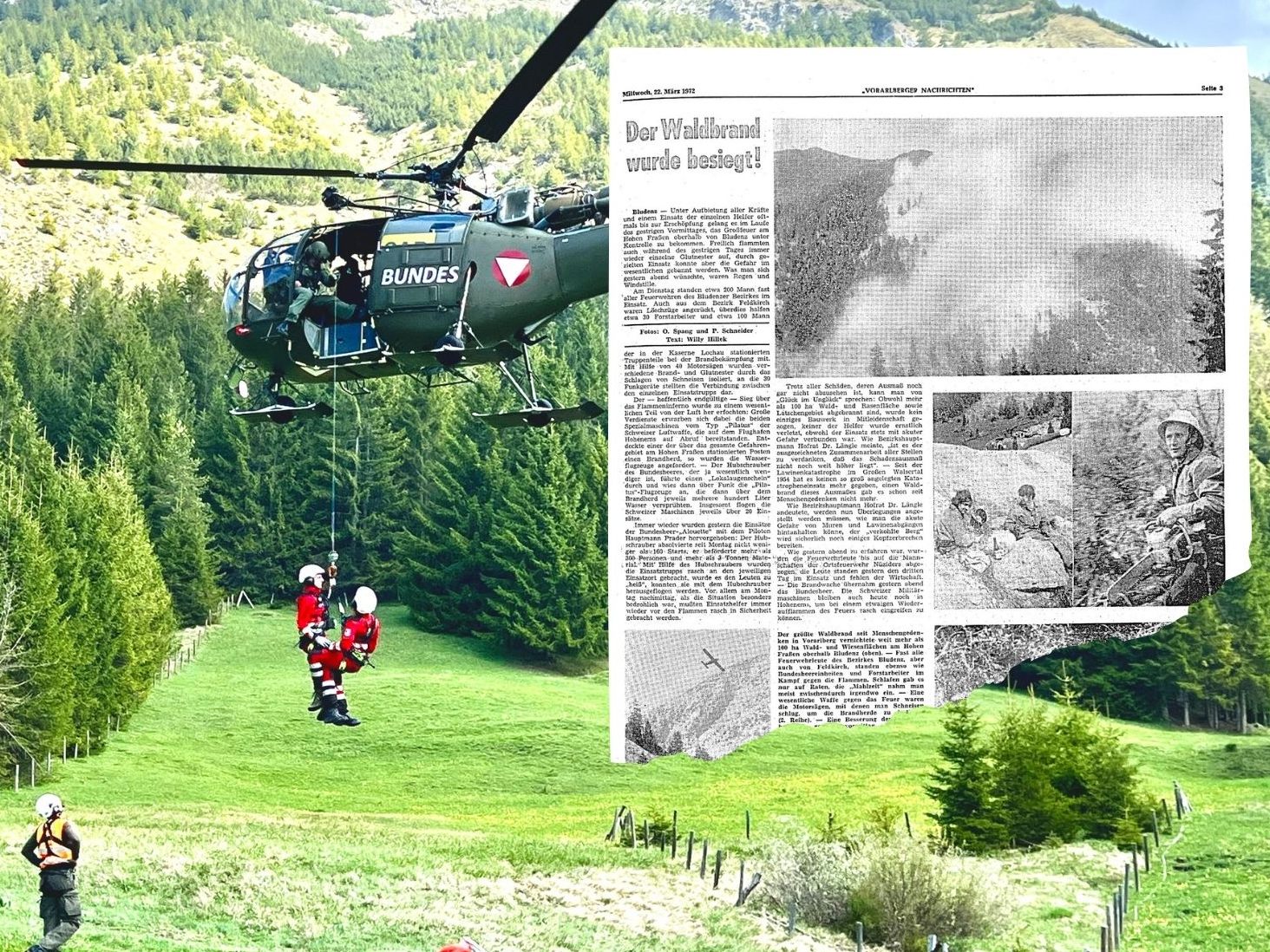 Die Feuerwehren probten den Ernstfall am Muttersberg.