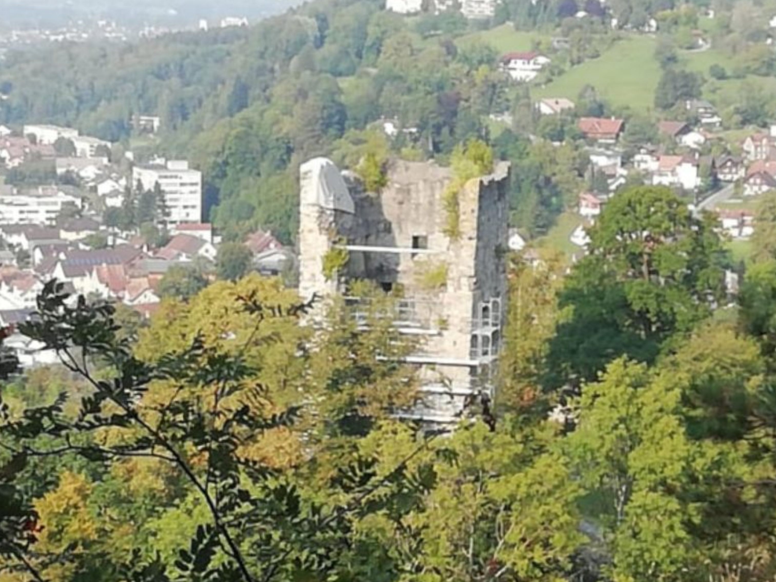 Auch in die Denkmalpflege an der Ruine Neu-Montfort wurde im vergangenen Jahr investiert Auch in die Denkmalpflege an der Ruine Neu-Montfort wurde im vergangenen Jahr investiert