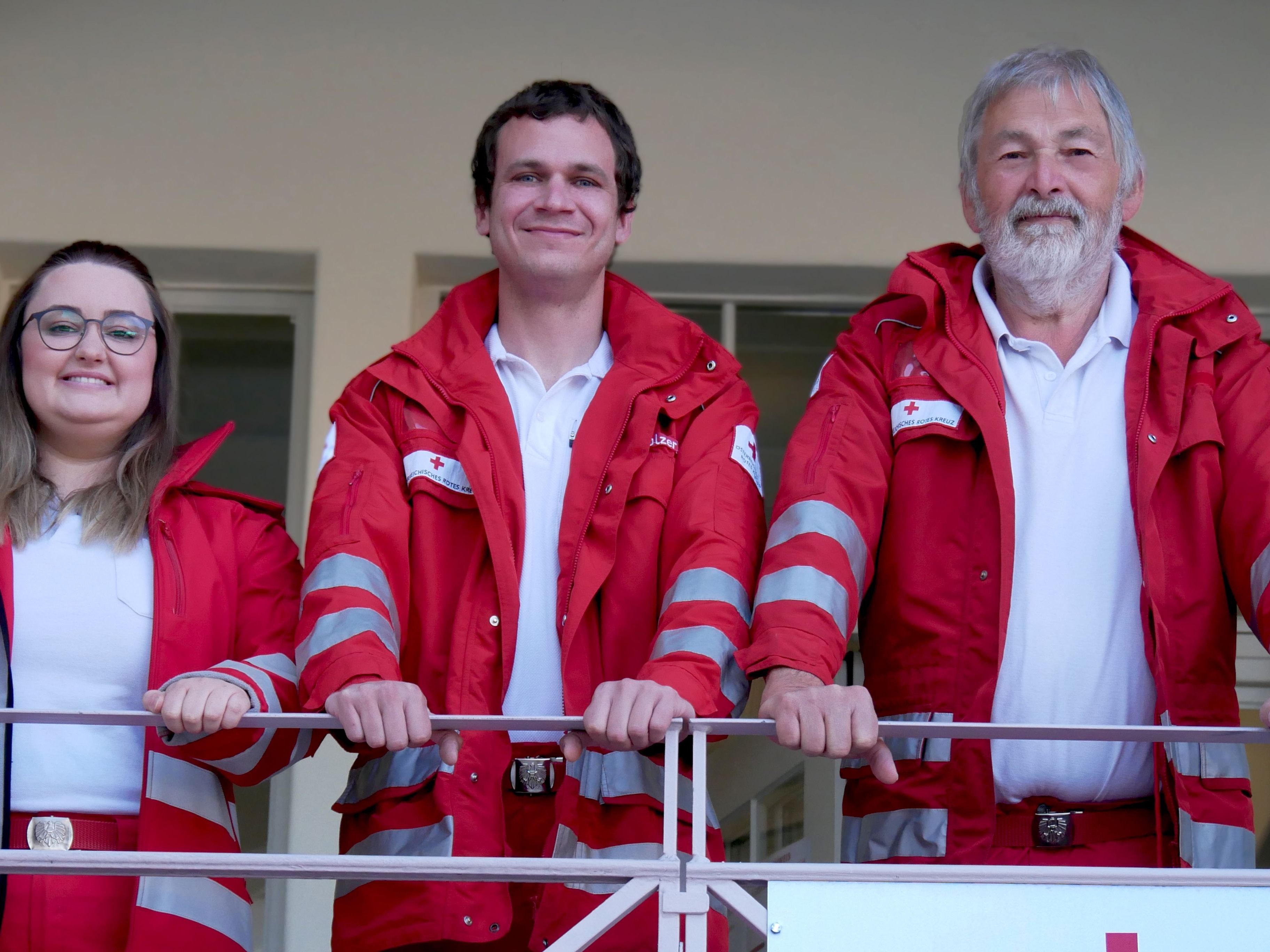 Linda Riedmann, Marcel Holzer und Dietmar Fitz bilden das neue Kommando der Lustenauer Rotkreuz-Abteilung Linda Riedmann, Marcel Holzer und Dietmar Fitz bilden das neue Kommando der Lustenauer Rotkreuz-Abteilung