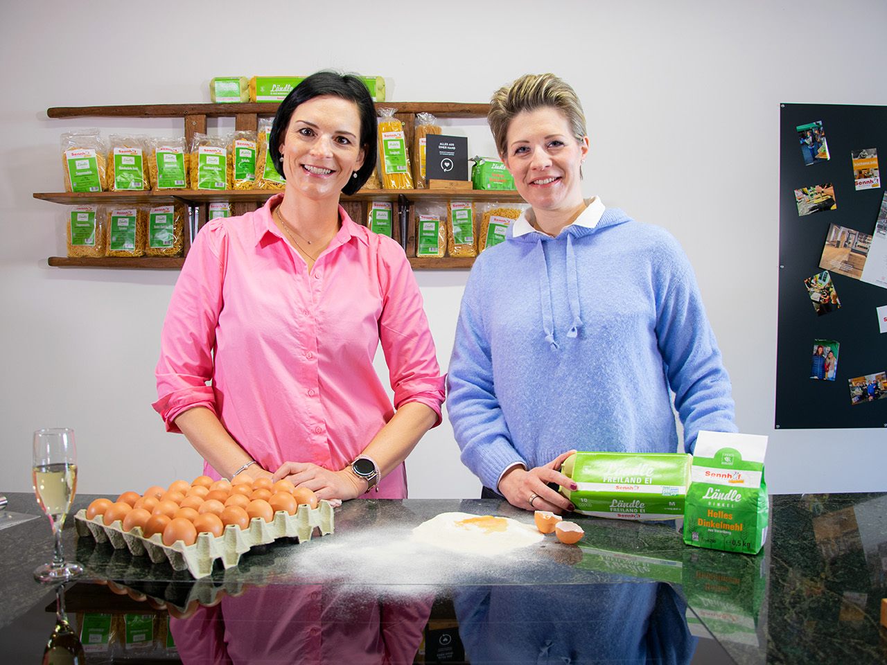 Christina Kilga (l.) und Sabine Kasper von der Kocherei haben schon eine Erfolgsgeschichte auf der Habenseite.