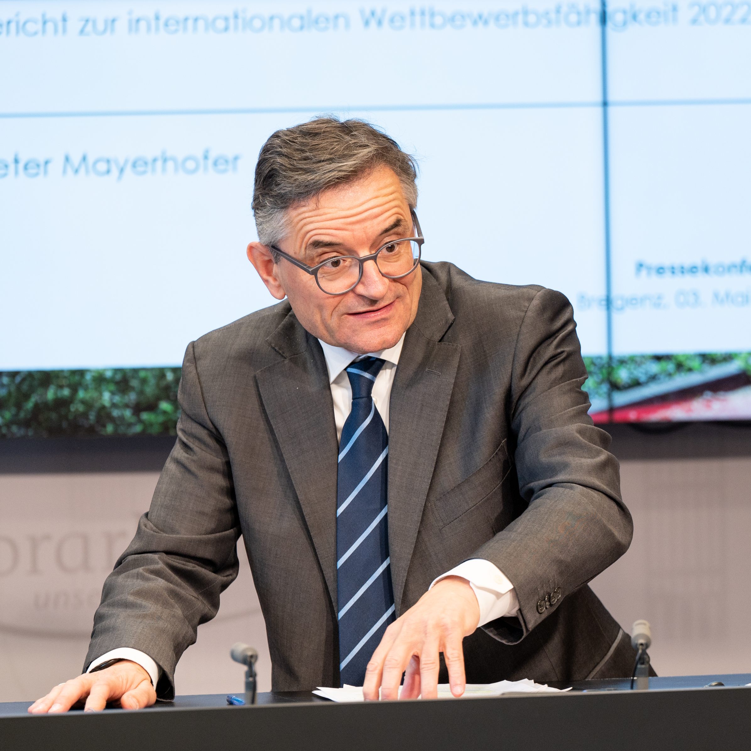 WIFO verglich Land mit 49 europäischen Konkurrenzregionen, im Bild Peter Mayerhofer.