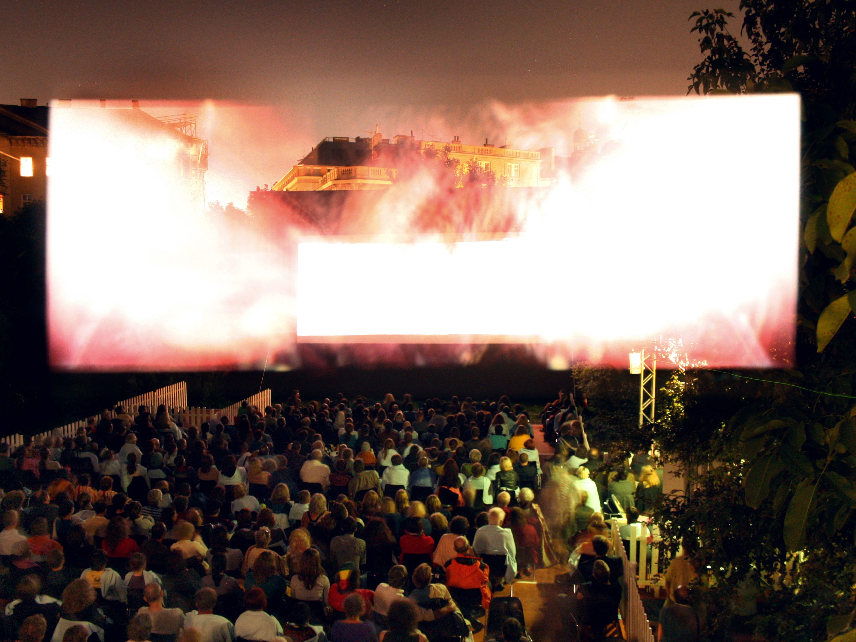 Das Kino wie noch nie lockt an 60 Filmabenden in den Wiener Augarten.