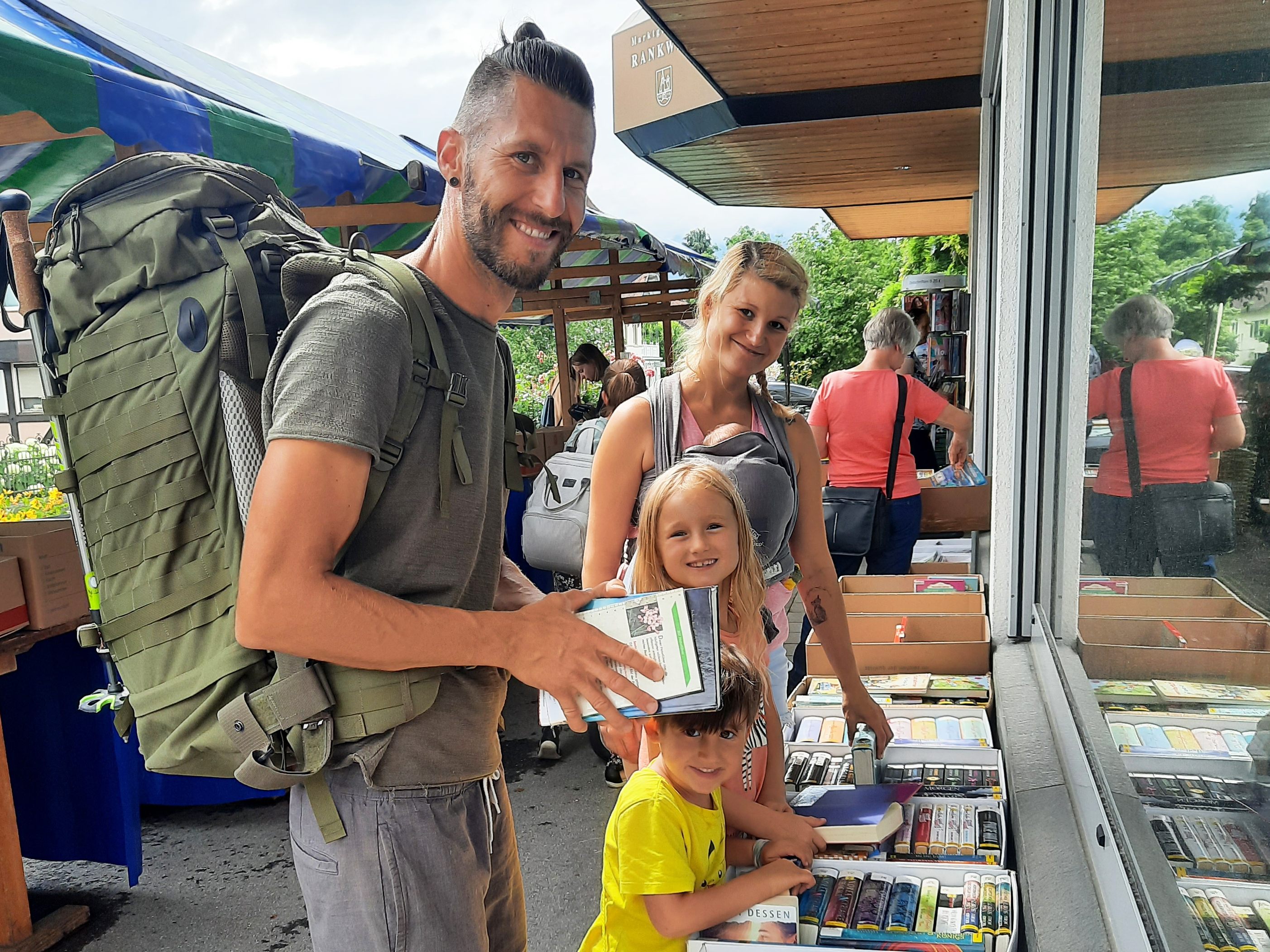 Der Bücherflohmarkt der Bibliothek Rankweil war gut besucht.