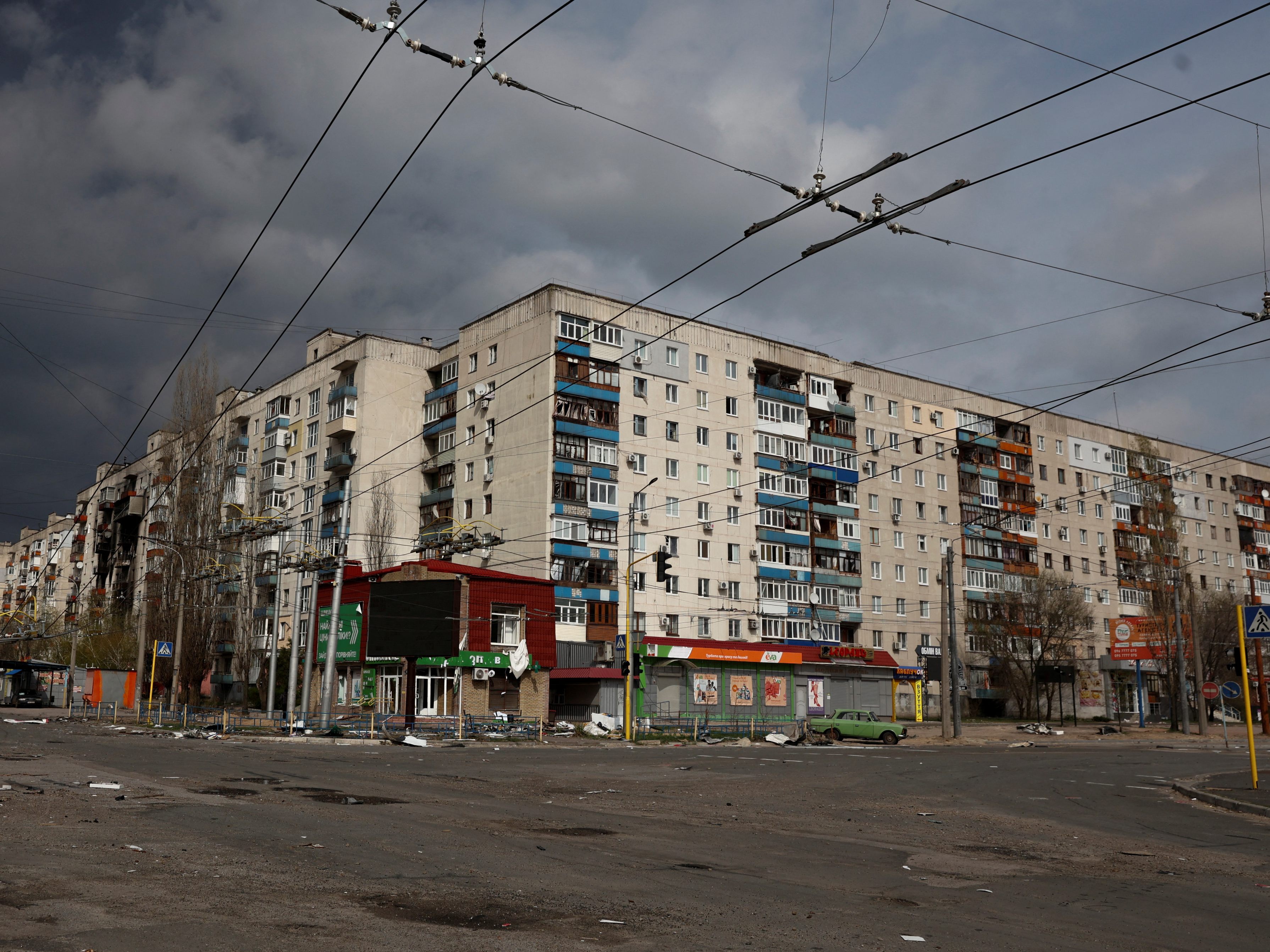 Die Lage in der ukrainischen Stadt Sjewjerodonezk wird zunehmend schwieriger. Die Lage in der ukrainischen Stadt Sjewjerodonezk wird zunehmend schwieriger.