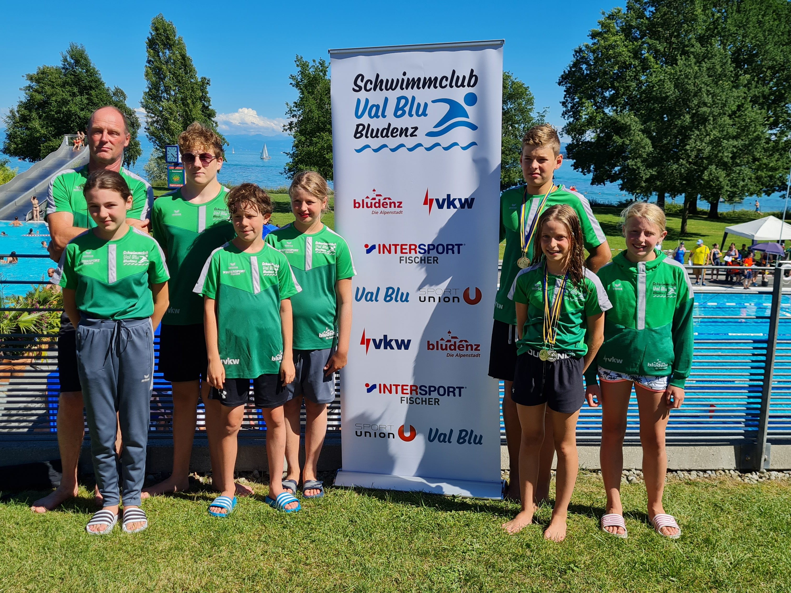 Das erfolgreiche Team des SC Val Blu Bludenz Das erfolgreiche Team des SC Val Blu Bludenz