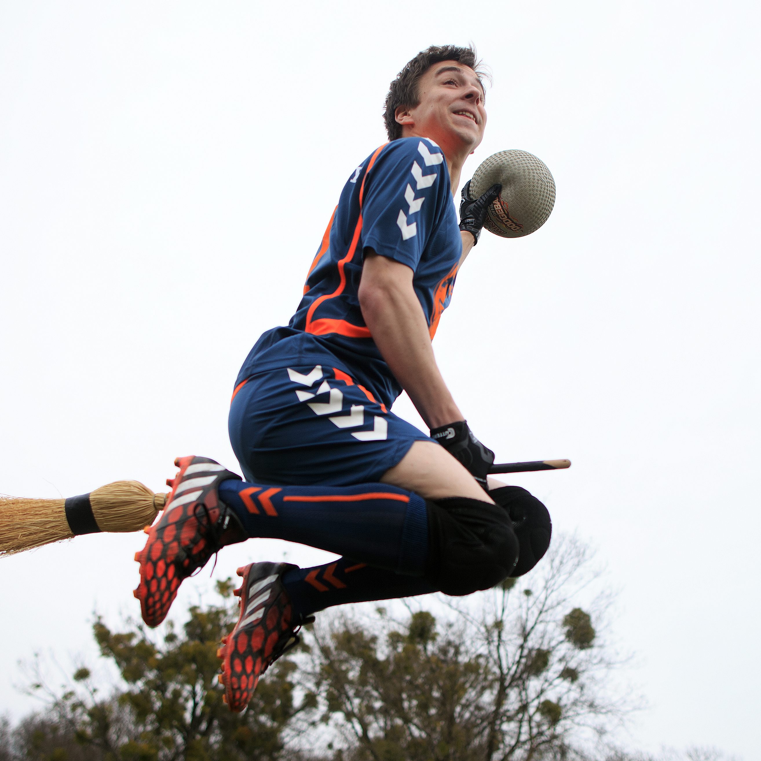 Beim Quidditch hebe die Spieler oft tatsächlich ab.