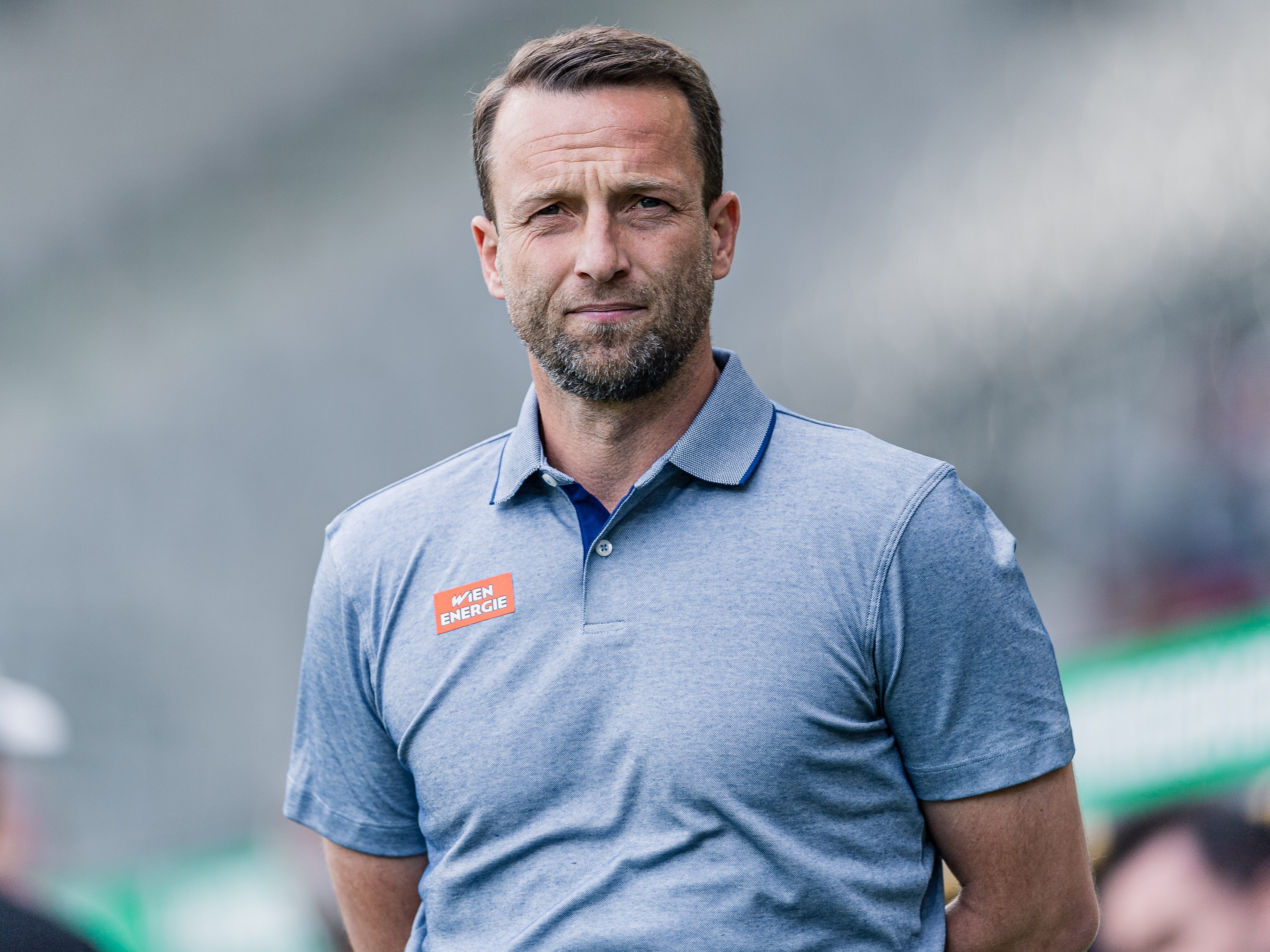 Bei Rapid-Coach Feldhofer schlug der Corona-Test positiv an. Bei Rapid-Coach Feldhofer schlug der Corona-Test positiv an.