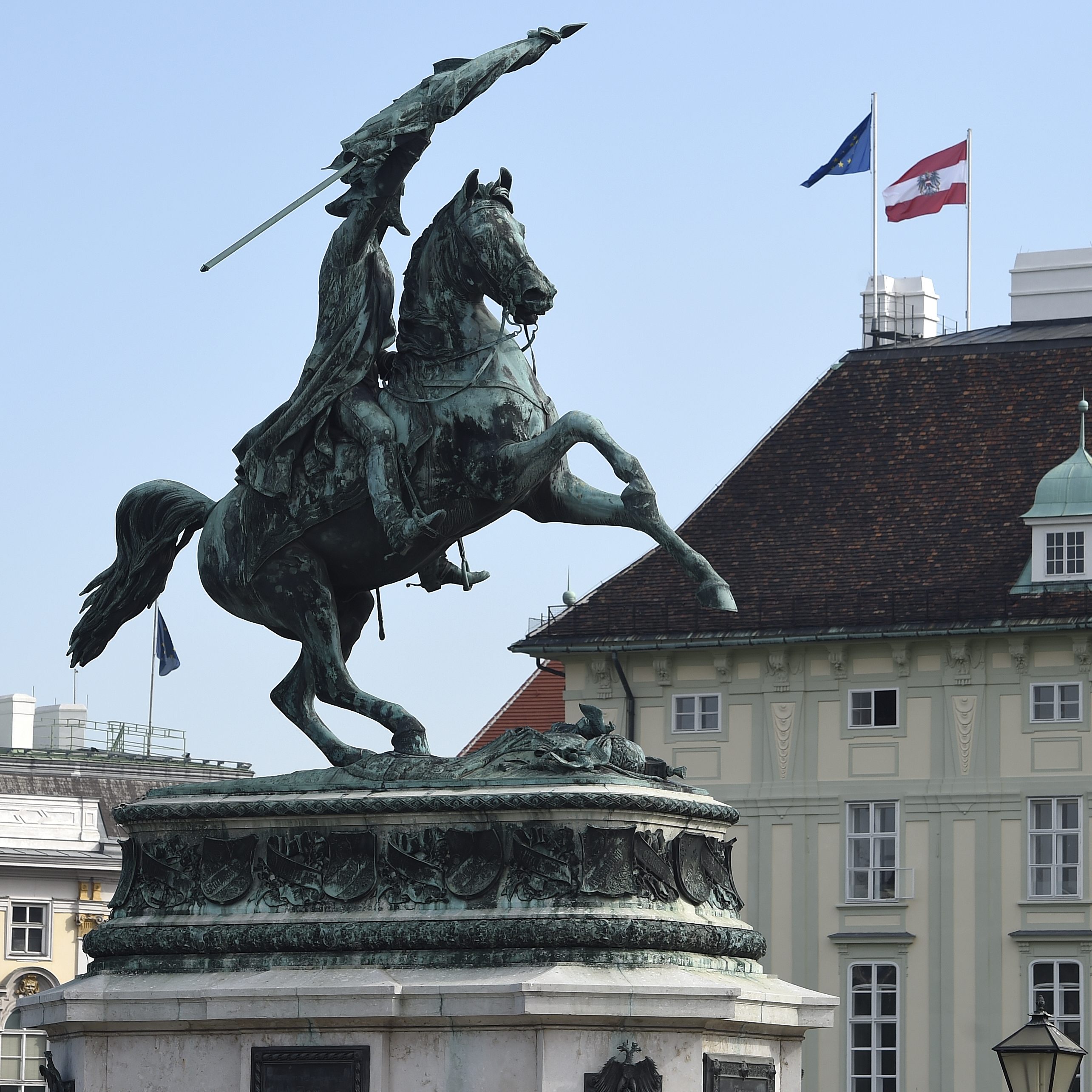 Die Sanierungsarbeiten rund um die Wiener Hofburg kosten 10 Millionen Euro.