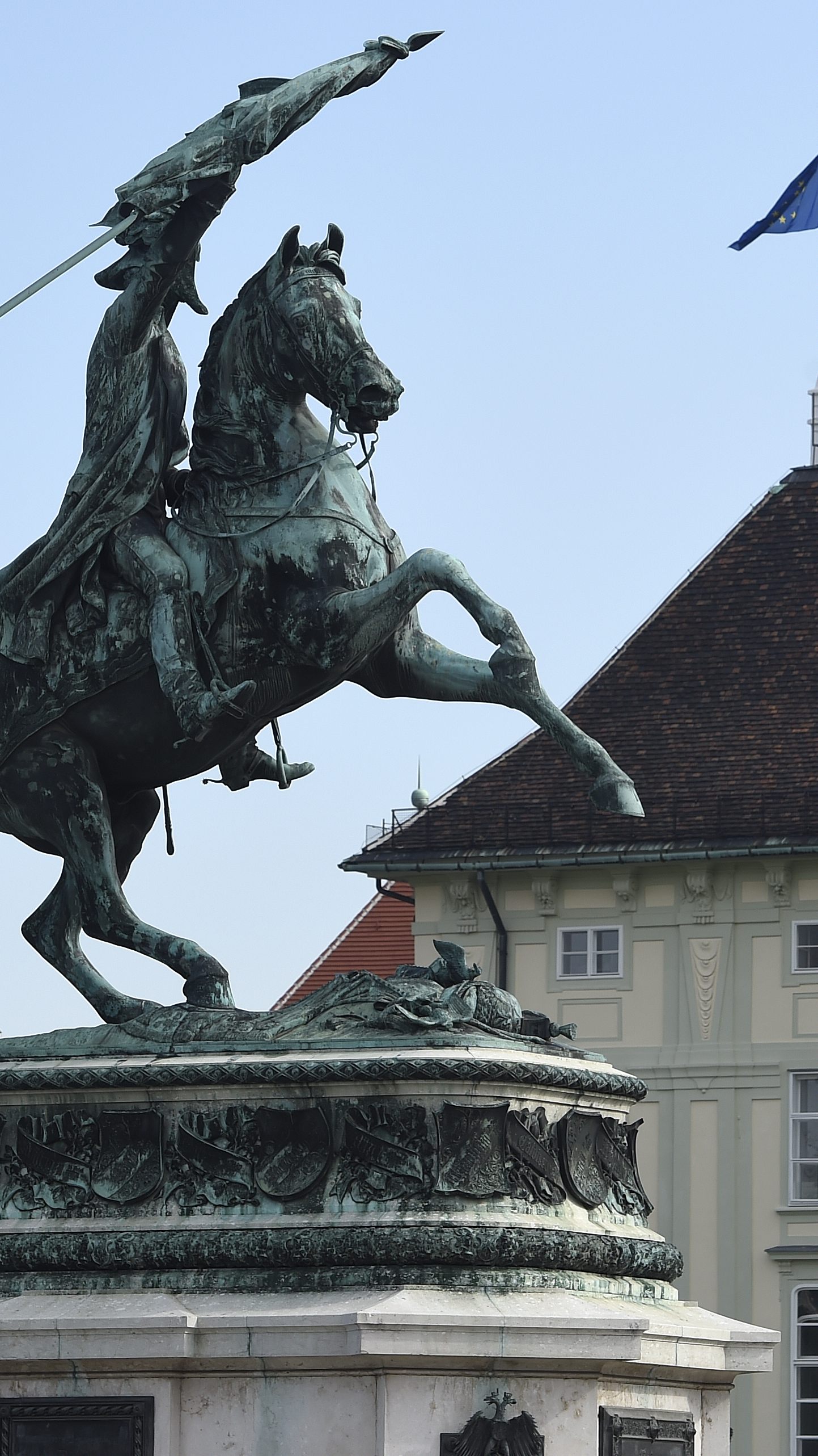 Die Sanierungsarbeiten rund um die Wiener Hofburg kosten 10 Millionen Euro.