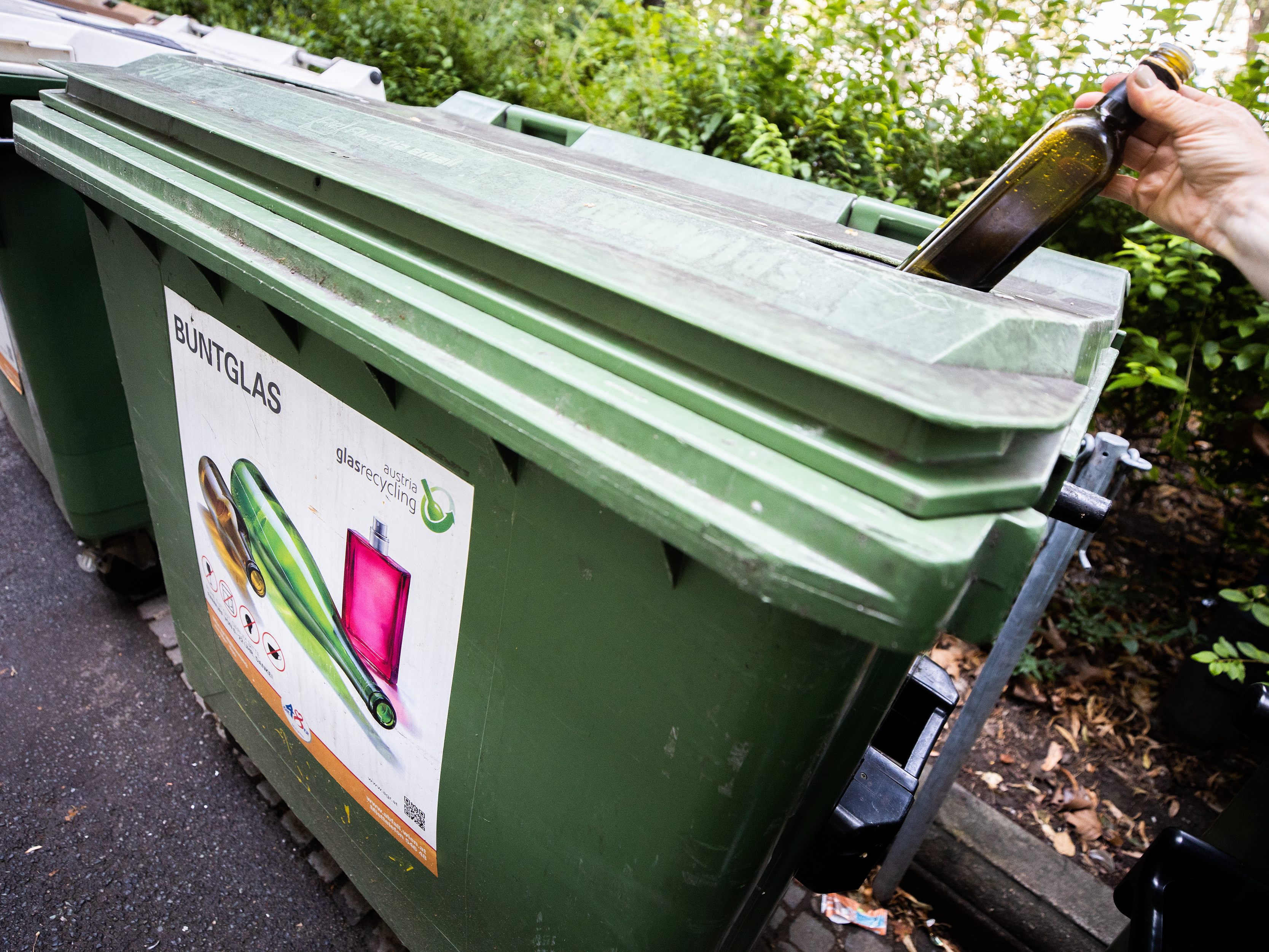 Österreich hat beim Glasrecycling noch Optimierungspotenzial.