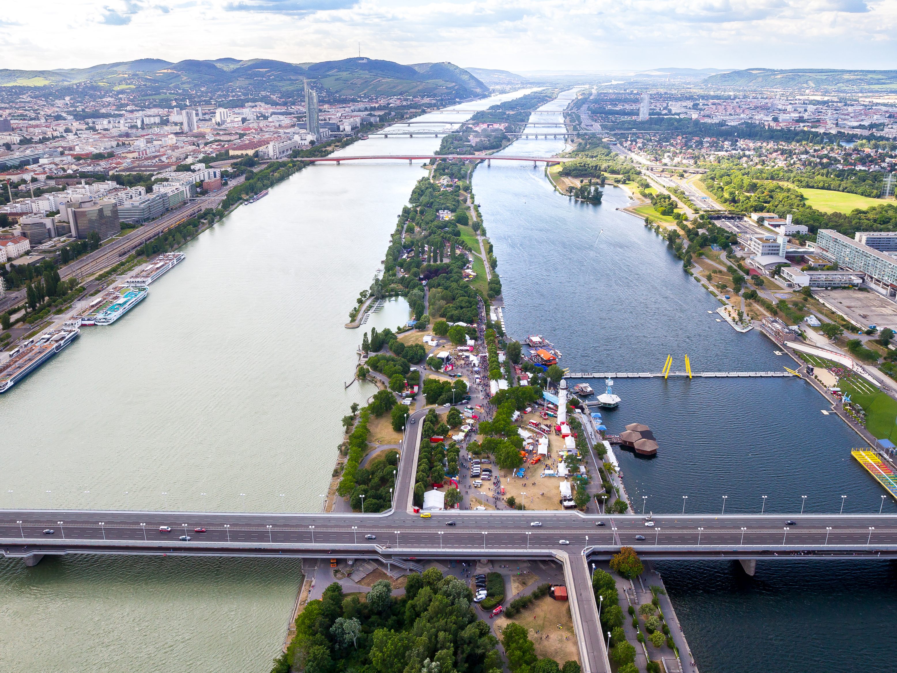 Am Donauinselfest-Wochenende wird mit Stau rund um die Insel gerechnet. Am Donauinselfest-Wochenende wird mit Stau rund um die Insel gerechnet.
