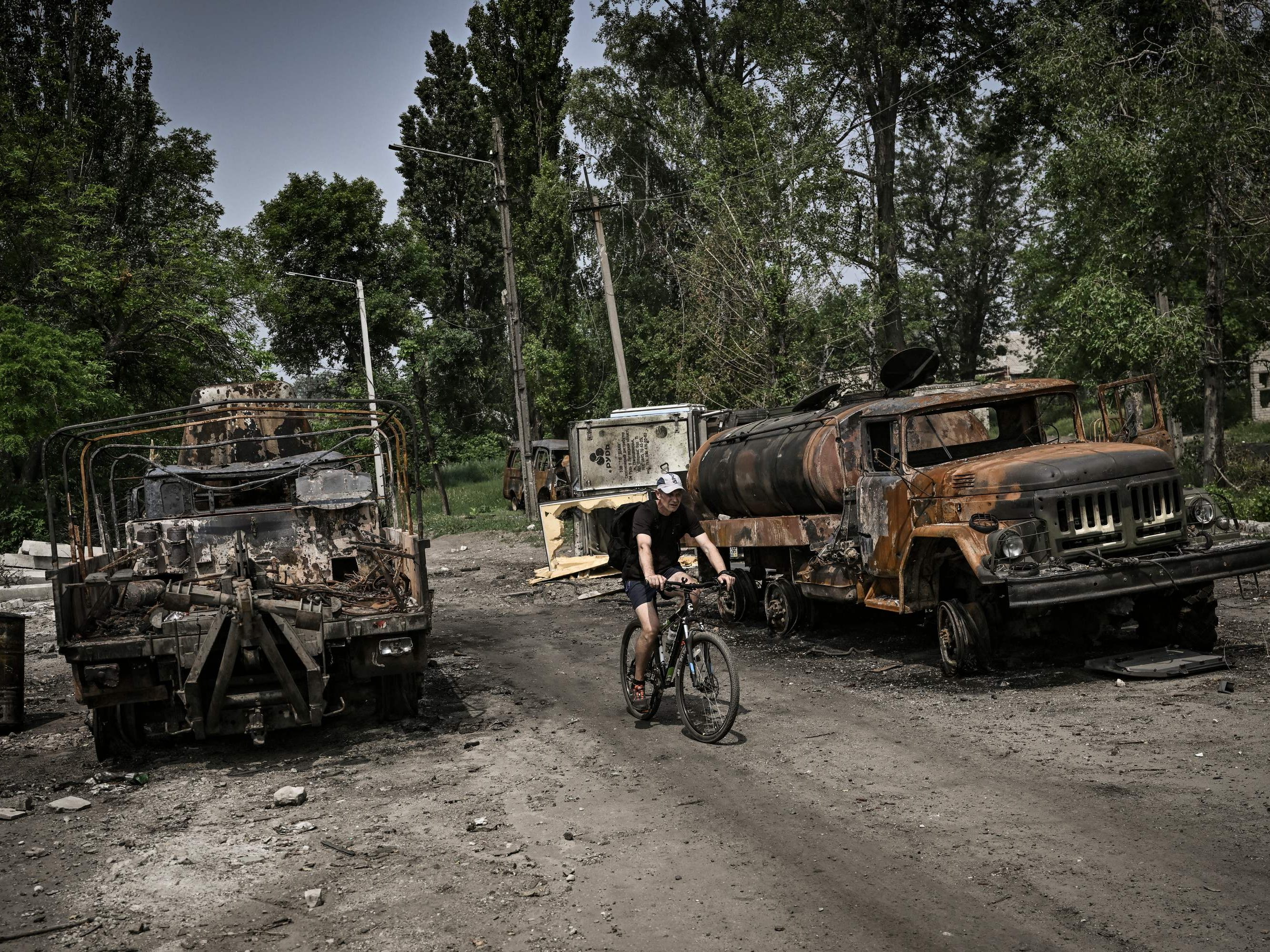 Der Krieg in der Ukraine fordert immer mehr Opfer. Der Krieg in der Ukraine fordert immer mehr Opfer.