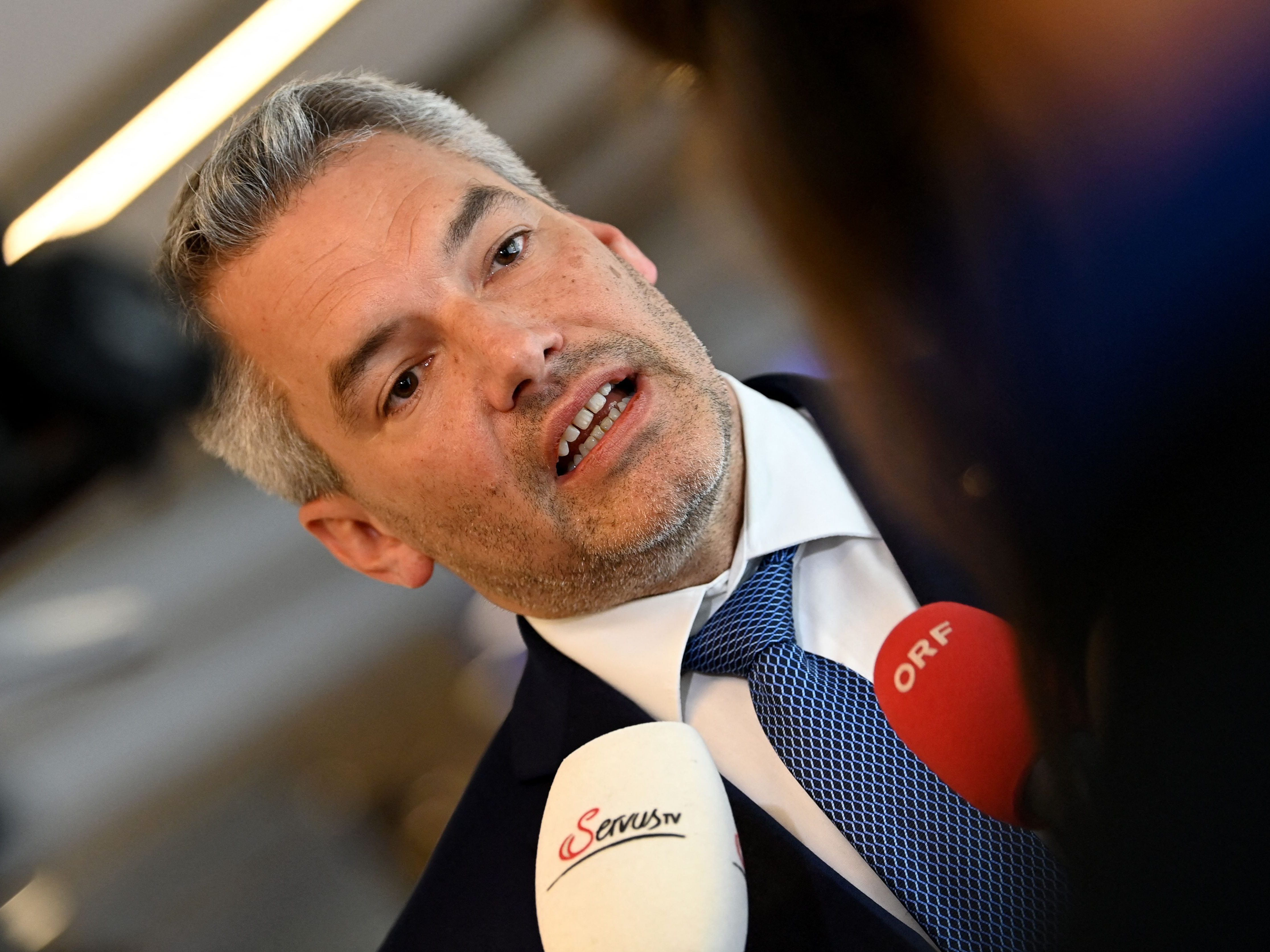 NATO-Betritt Österreichs für Nehammer "keine Variante des Denkens". NATO-Betritt Österreichs für Nehammer "keine Variante des Denkens".