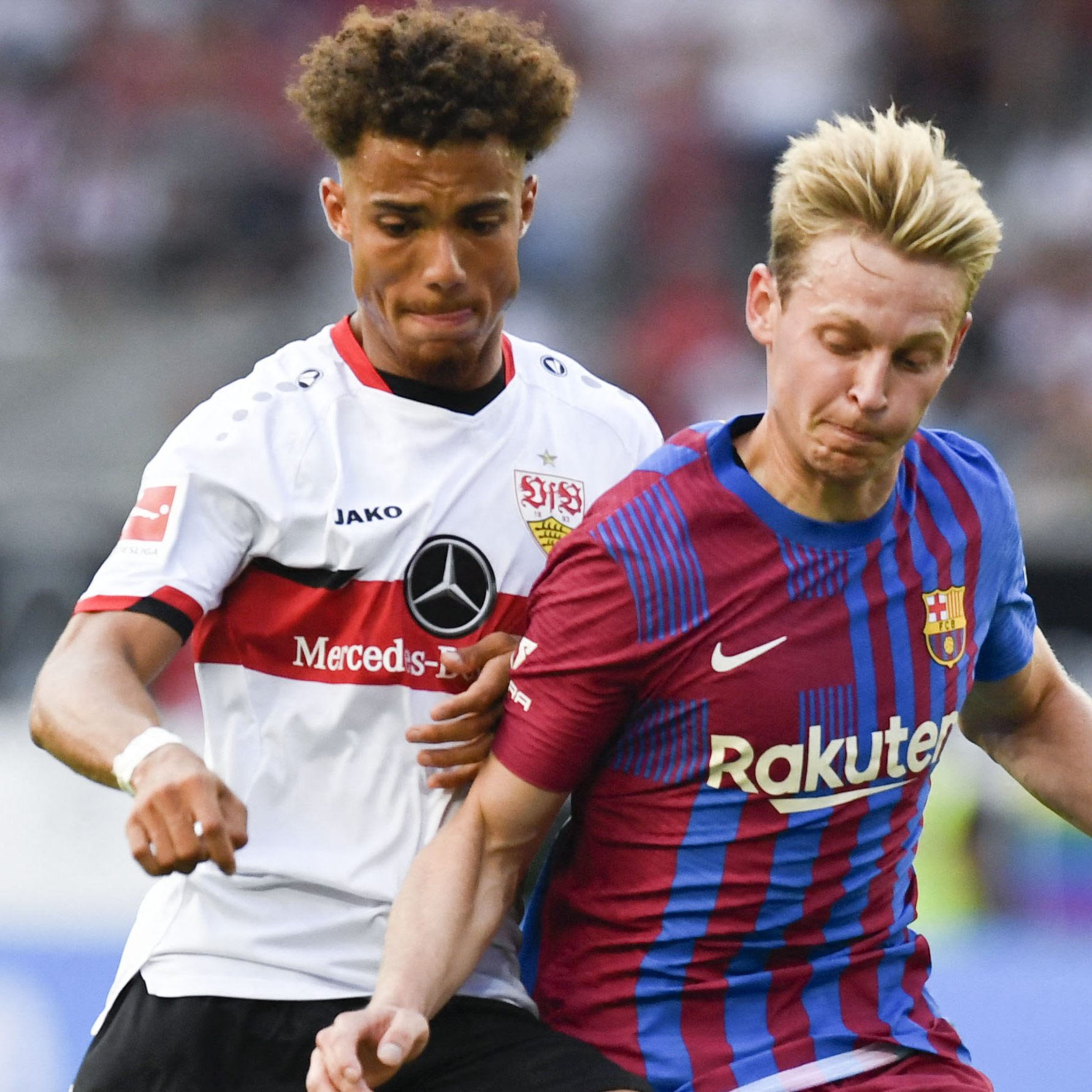 Polster (links) unterschieb bei der Wiener Austria bis 2025.