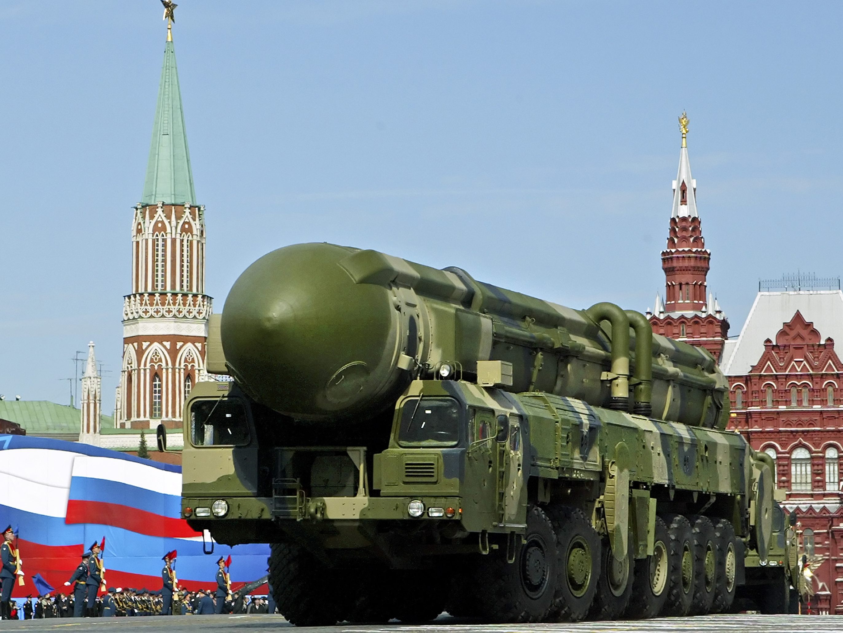 Russland schürt die Angst vor einem Atomkrieg. Russland schürt die Angst vor einem Atomkrieg.