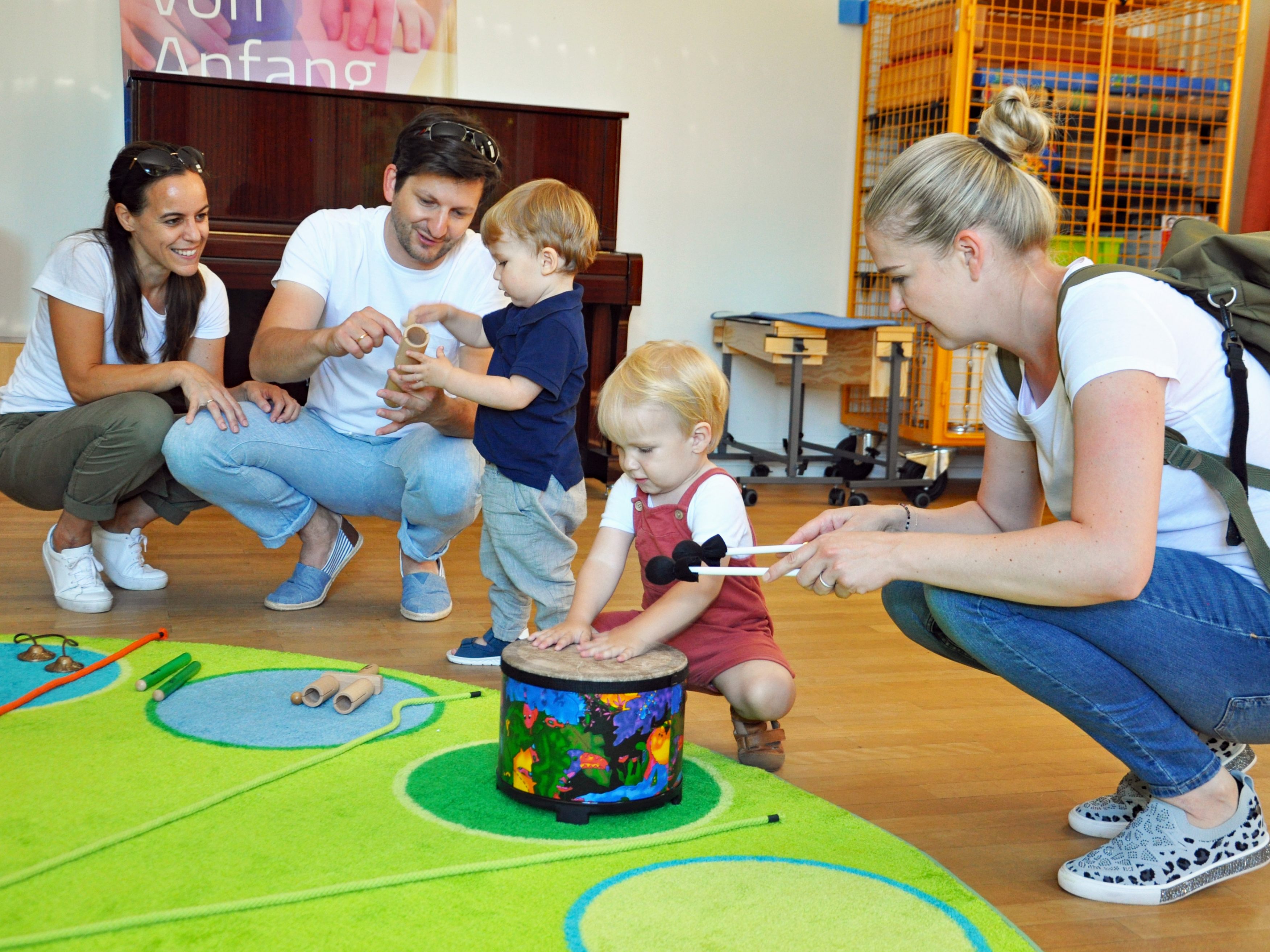 Kennenlernen, Ausprobieren und Mitmachen lautete das Motto in der Musikschule Dornbirn.