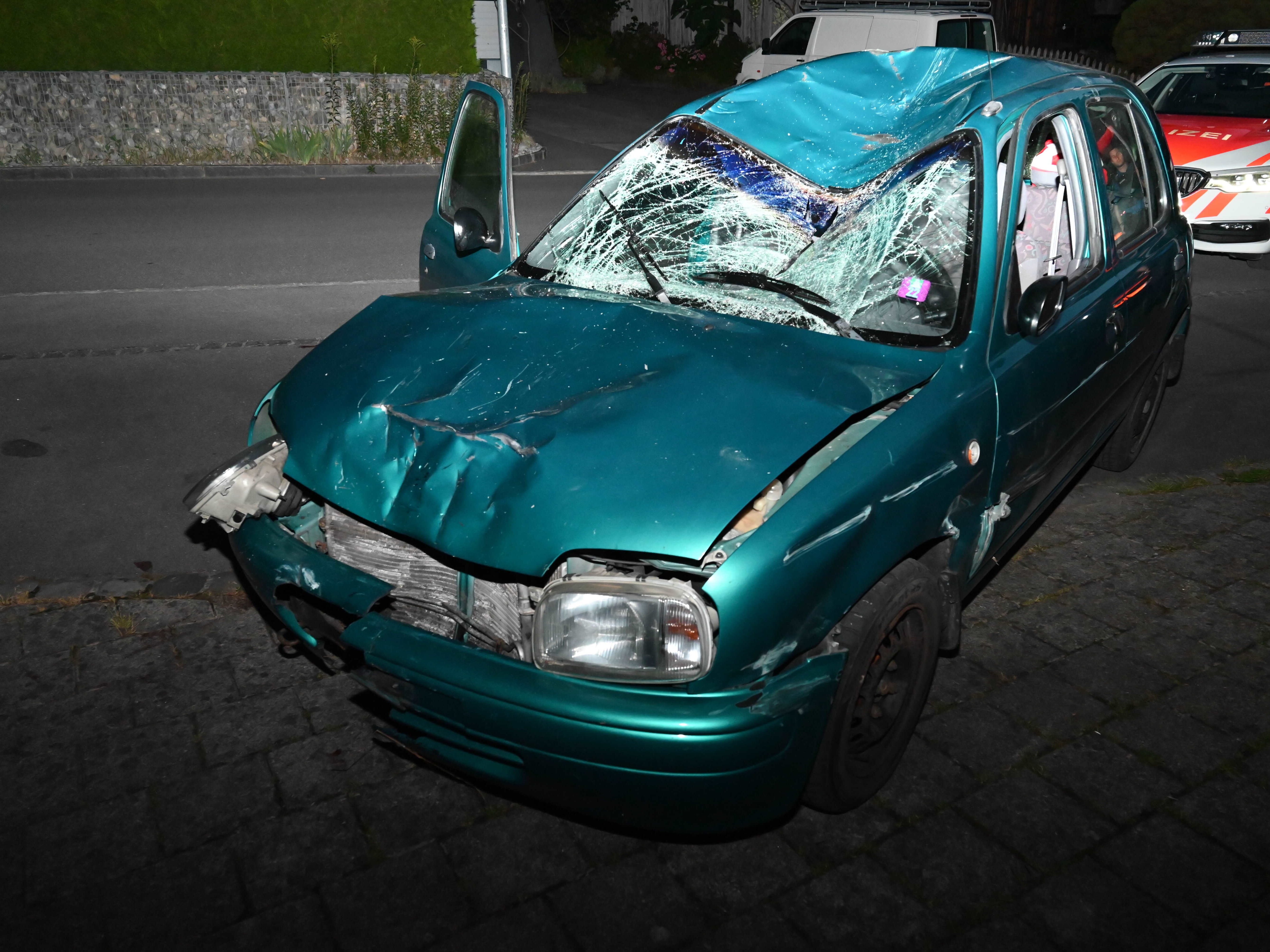 Zu einem schweren Verkehrsunfall kam es am frühen Montagmorgen in Diepoldsau.