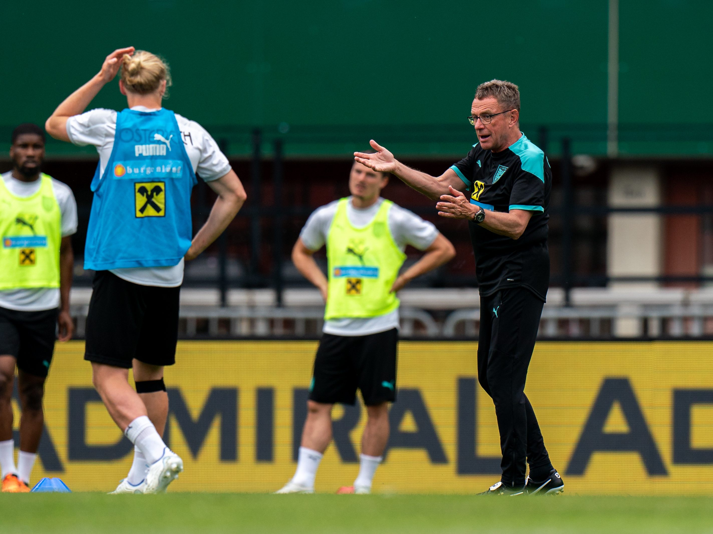 Teamchef Ralf Rangnick am Sonntag, 05. Juni 2022, während der Trainings des ÖFB-Nationalteams vor dem Nations League Spiel zwischen Österreich und Dänemark in Wien.