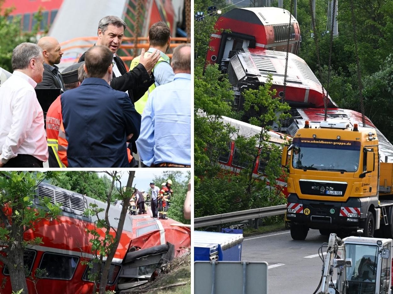 Die Bergung nach einem Zugunglück in Garmisch-Partenkirchen gestaltet sich weiterhin schwierig.