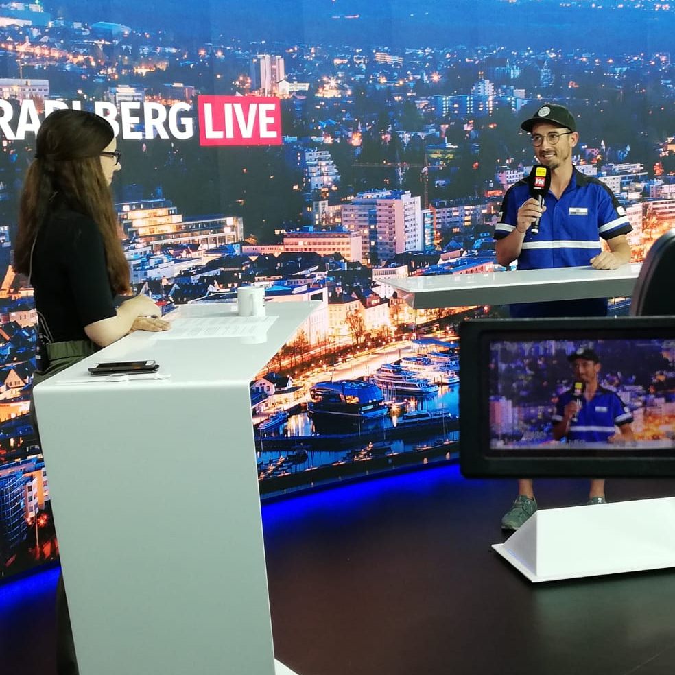 Lukas Greussing war am Freitag zu Gast bei "Vorarlberg LIVE".