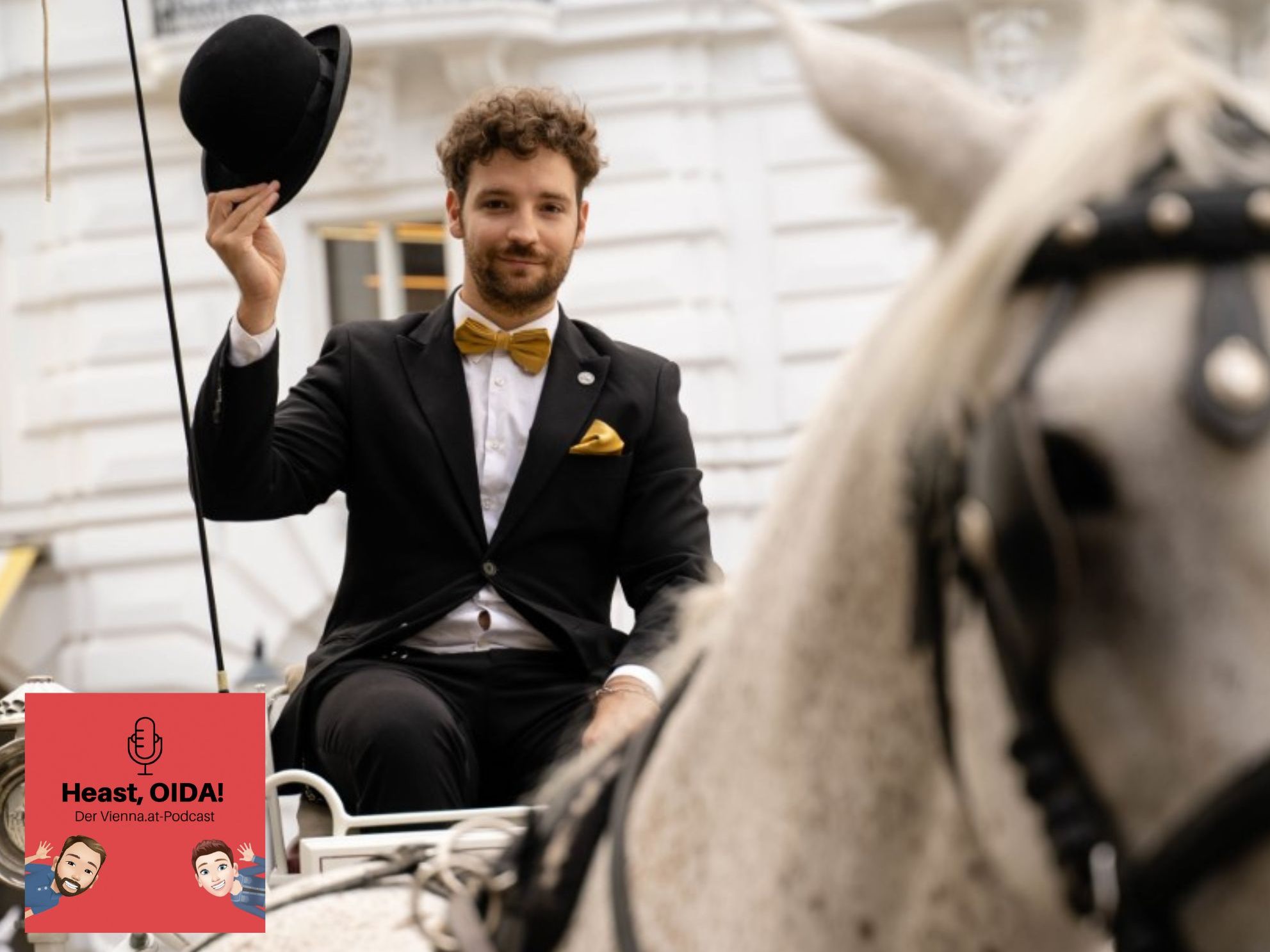 Marco Pollandt ist Geschäftsführer von Riding Dinner und selbst Fiaker-Fahrer in Wien. Marco Pollandt ist Geschäftsführer von Riding Dinner und selbst Fiaker-Fahrer in Wien.