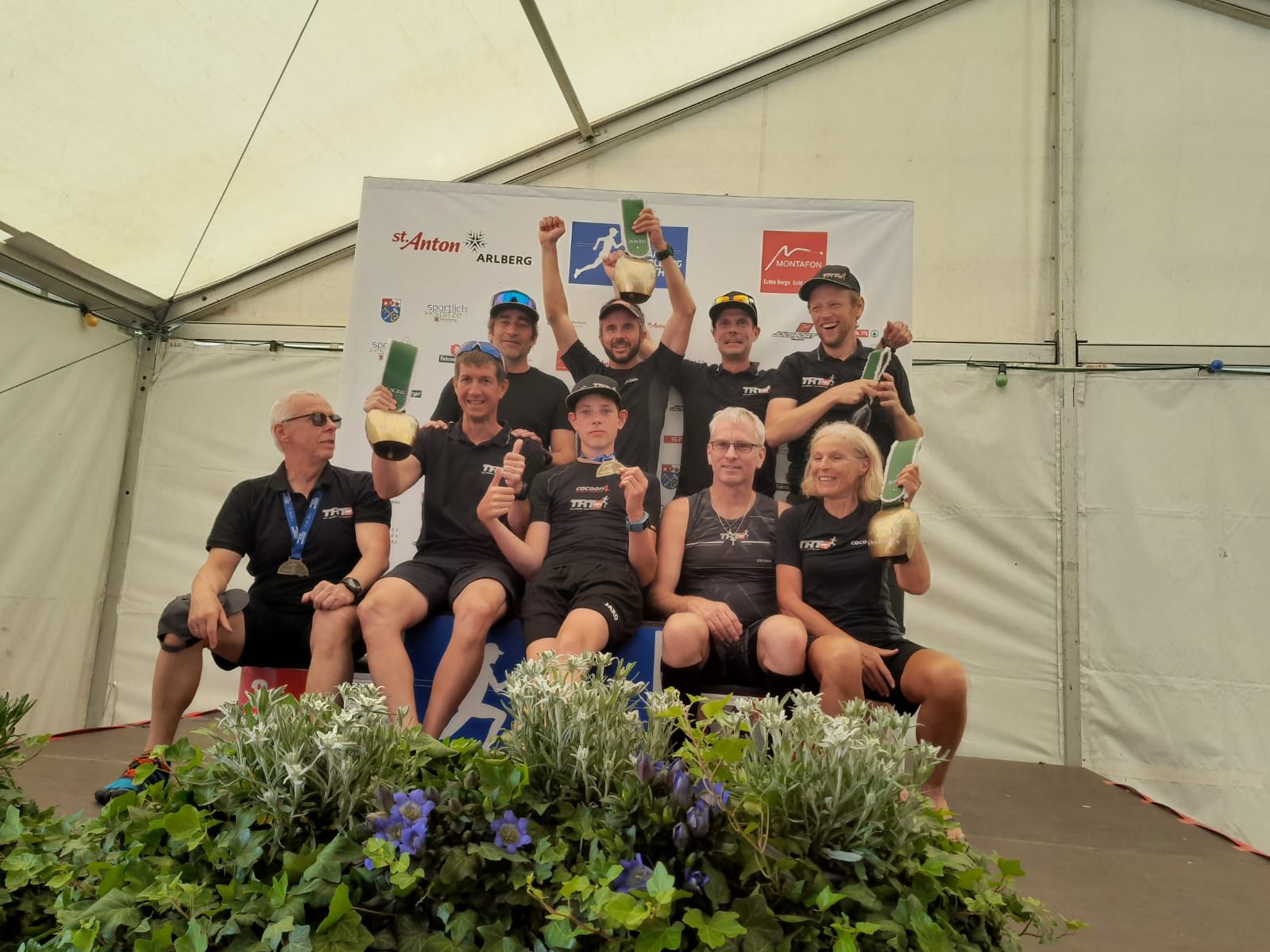 Das erfolgreiche TRT Vorarlberg Team beim Montafon Arlberg Marathon