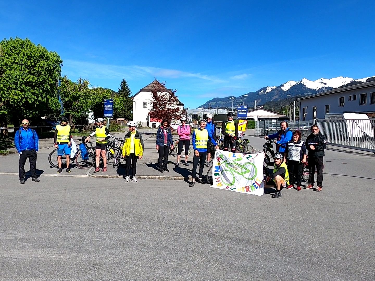 2021 führte die Radtour nach Feldkirch, 250 Menschen waren dabei 2021 führte die Radtour nach Feldkirch, 250 Menschen waren dabei