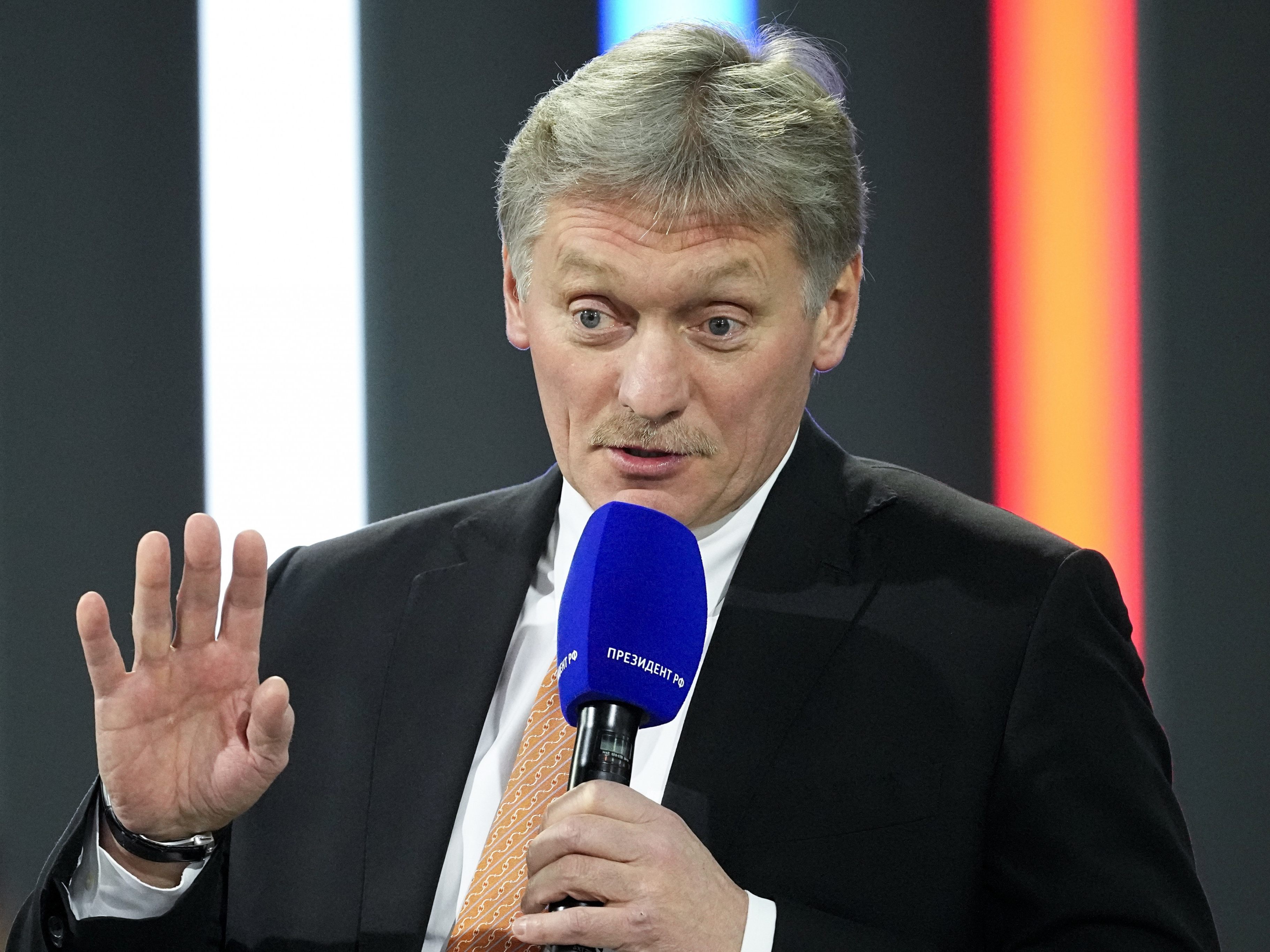 Kremlsprecher Peskow erhebt gegen den Westen erneut schwere Vorwürfe. Kremlsprecher Peskow erhebt gegen den Westen erneut schwere Vorwürfe.