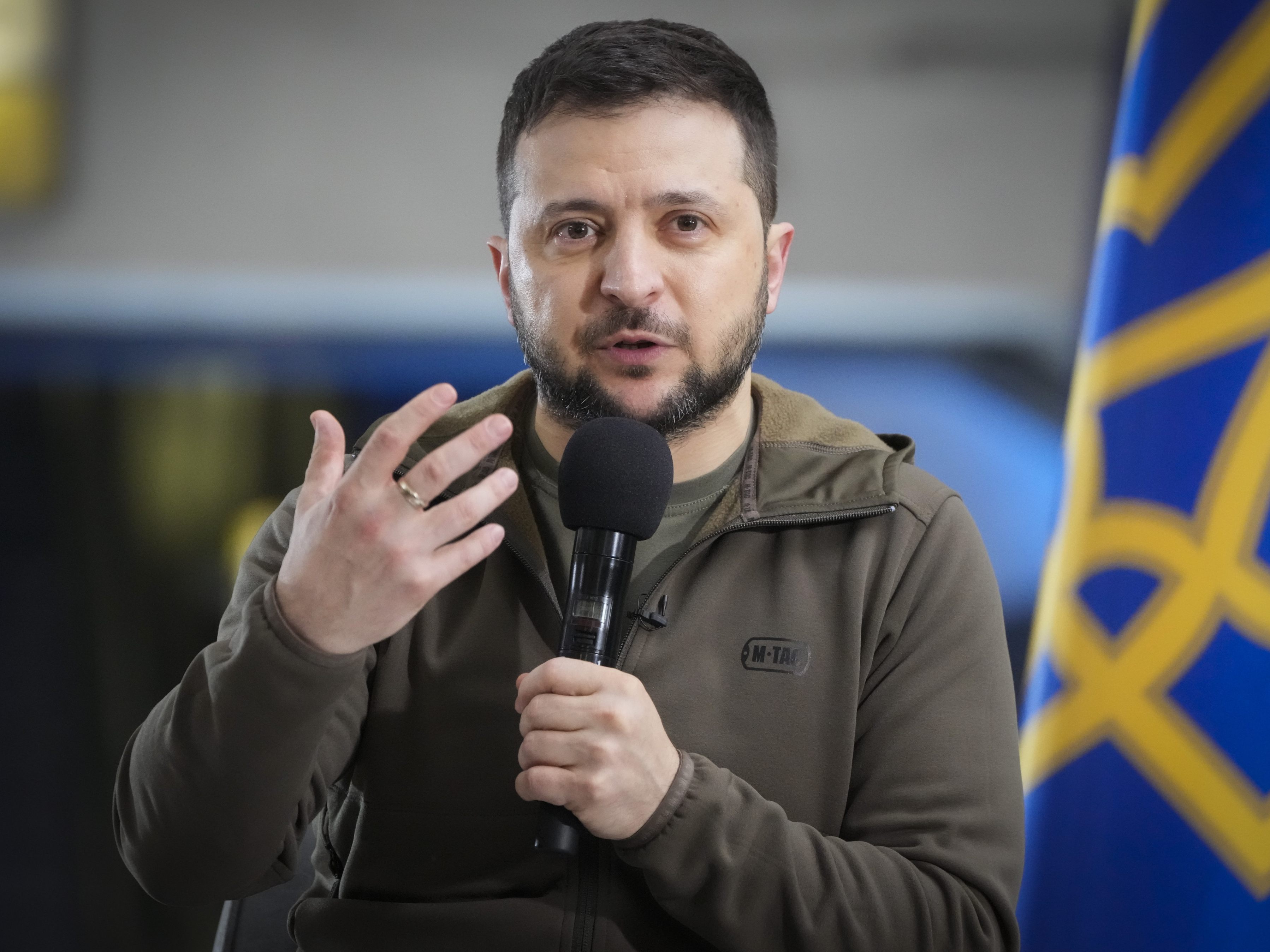 Der ukrainische Präsident Selenskyj verspricht die Rückeroberung der Krim Der ukrainische Präsident Selenskyj verspricht die Rückeroberung der Krim