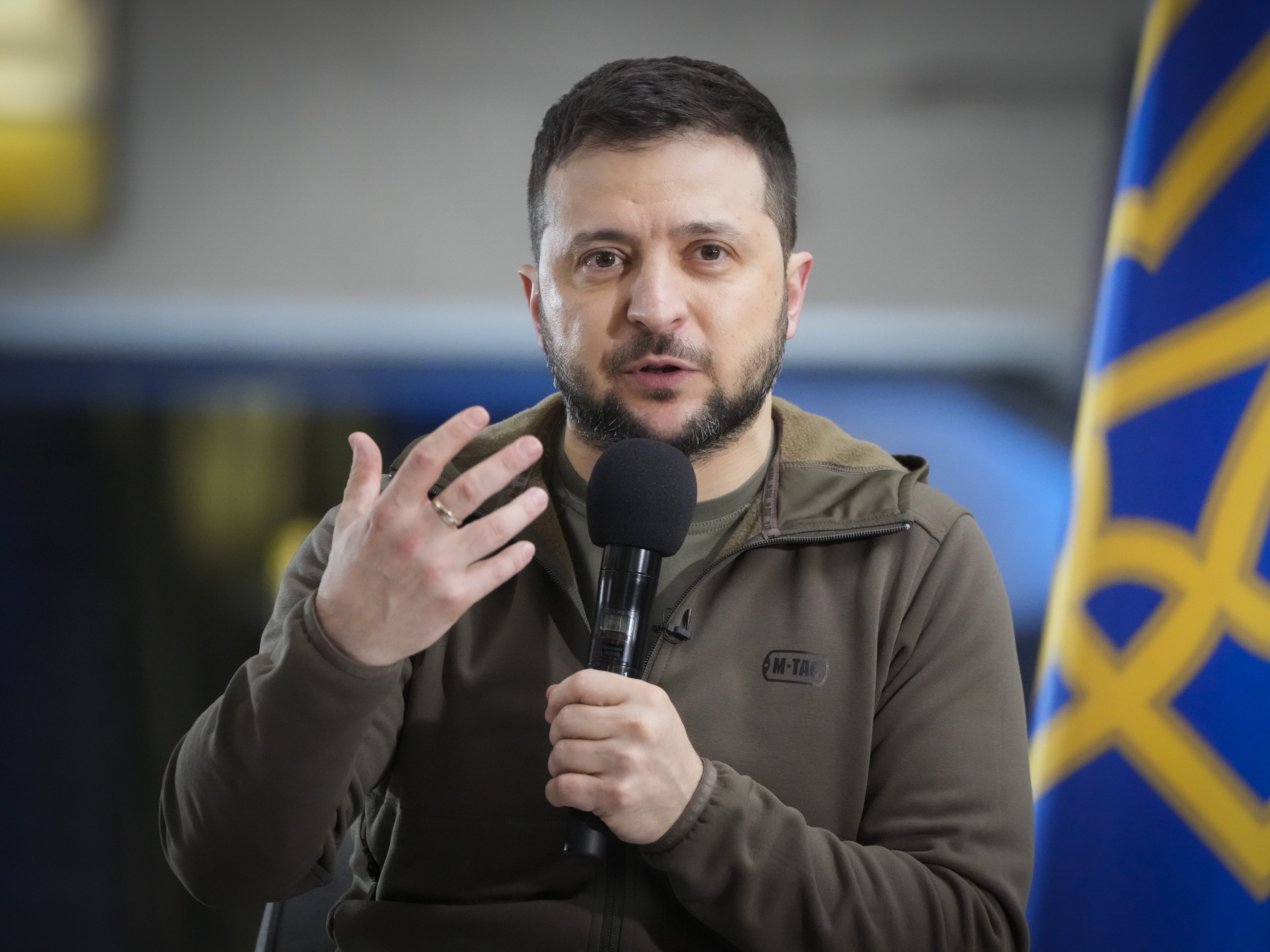 Ukraines Präsident Selenskyj: Situation in Sjewjerodonezk angespannt.