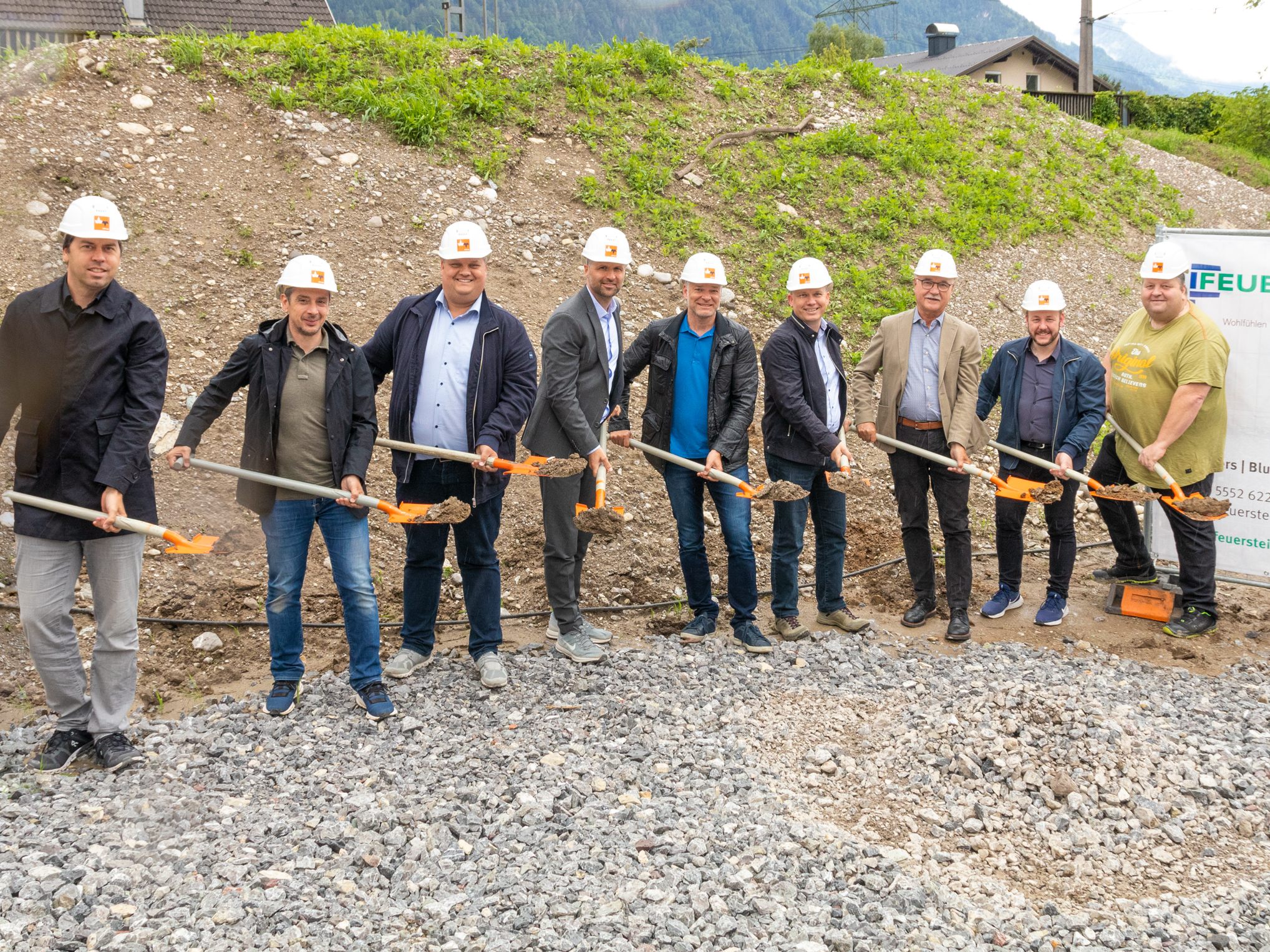 Der Spatenstich für das Walgauhaus erfolgte bereits.