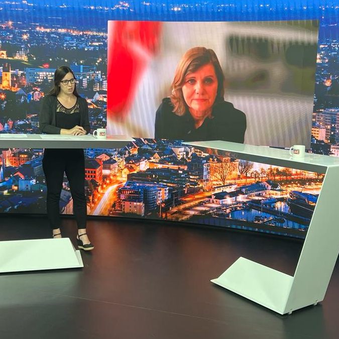 Barbara Schöbi-Fink bei "Vorarlberg LIVE".