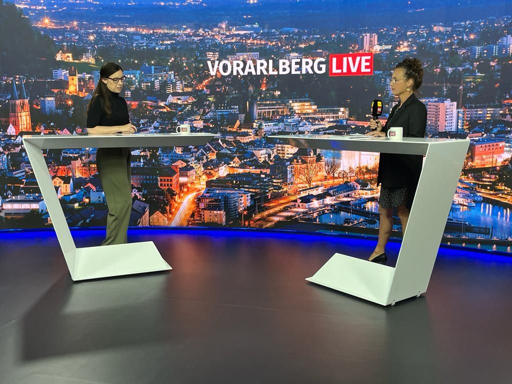 Eva Hammerer bei "Vorarlberg LIVE".