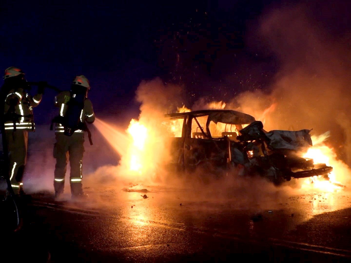 Tragischer Unfall auf der A14