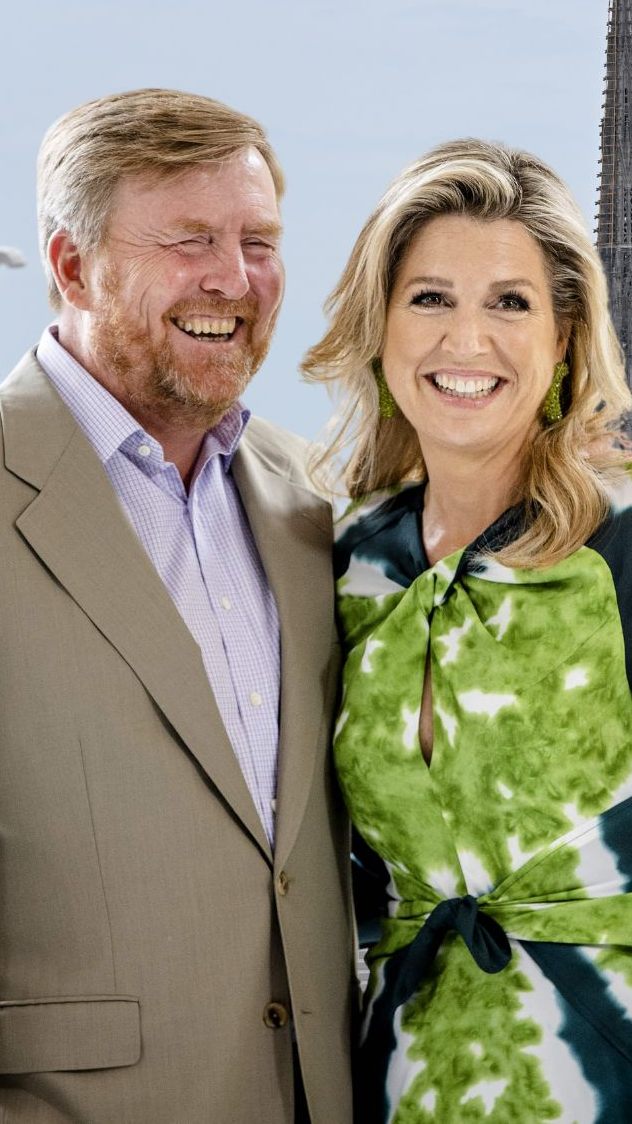 Willem-Alexander und Máxima besuchen am ersten Tag Shoah-Namensmauer in Wien.