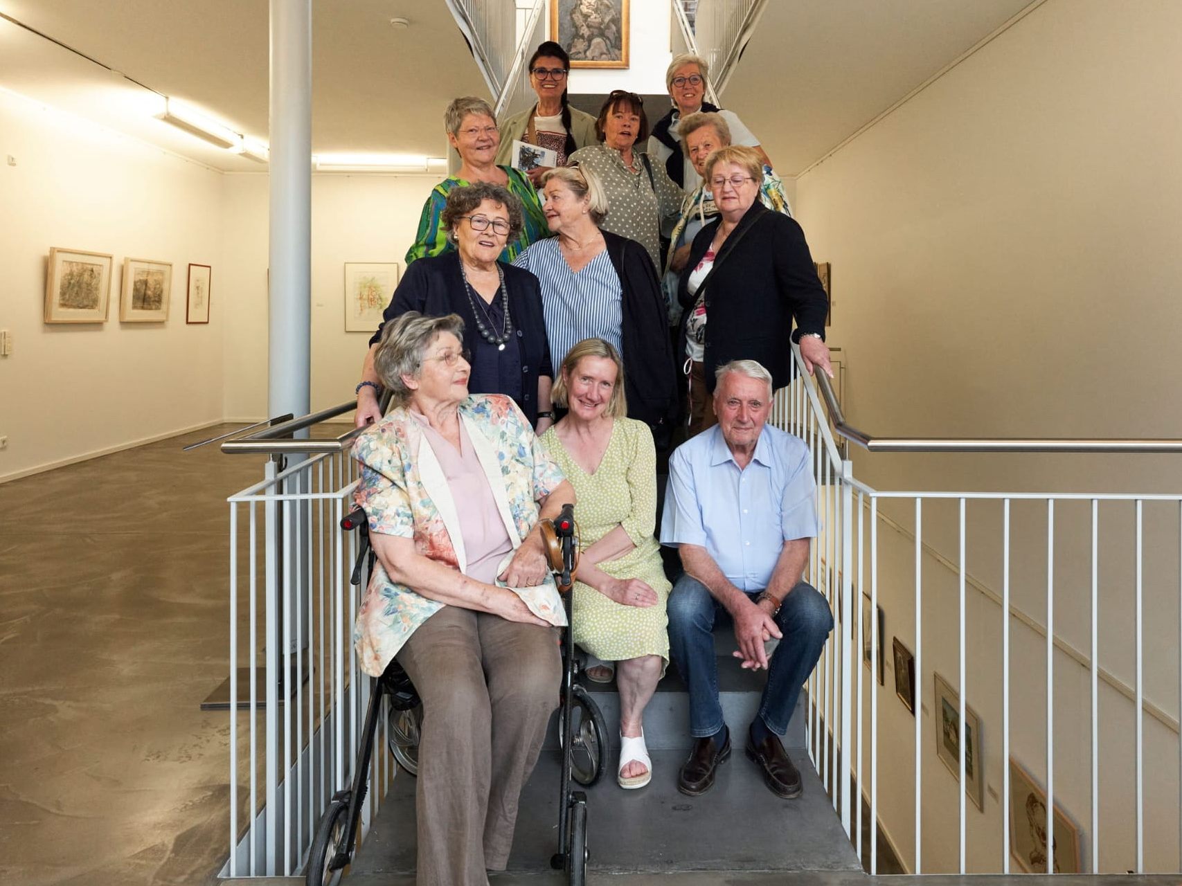 Alwin Rohner mit GUTA Teilnehmerinnen