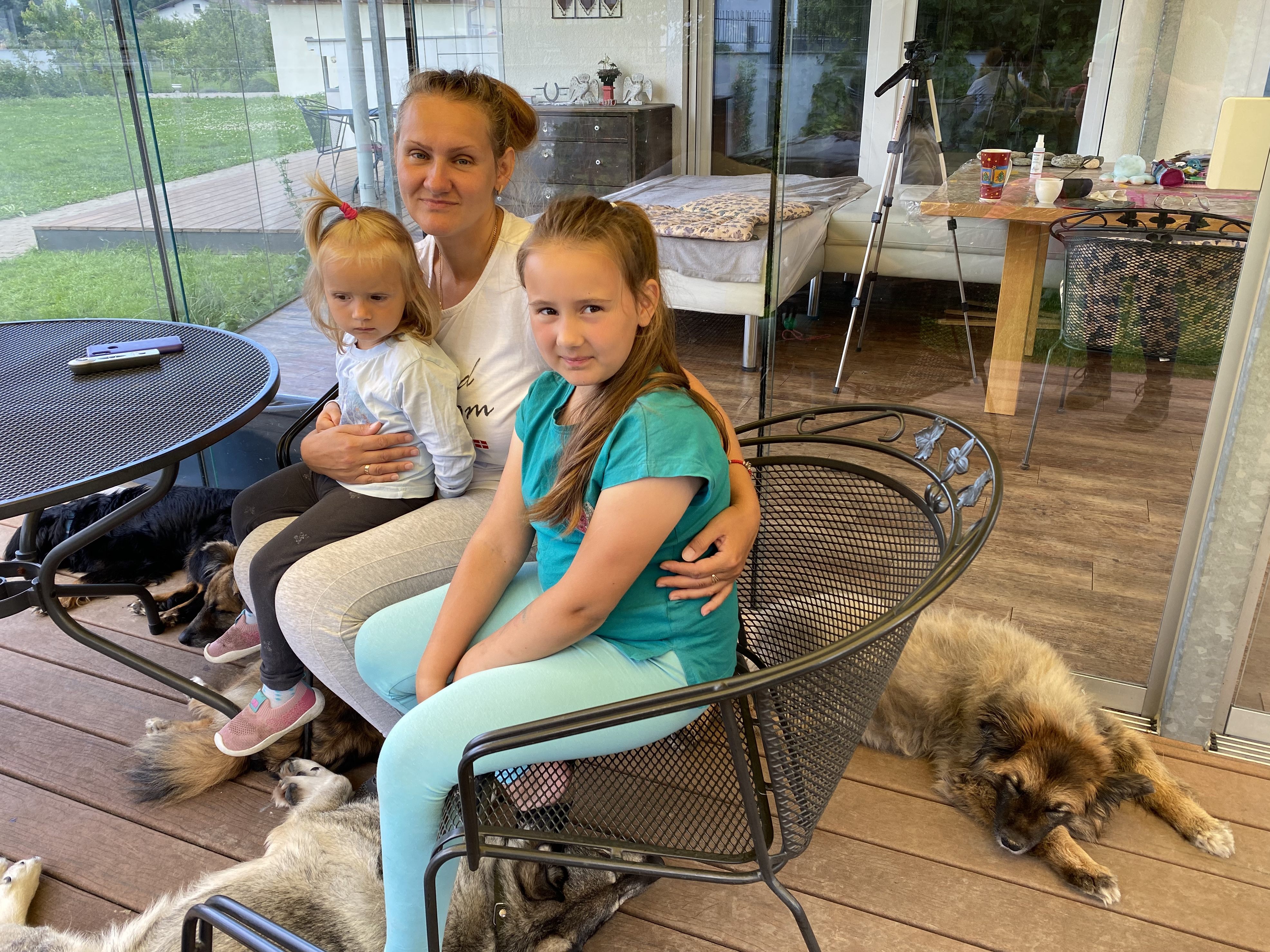 Liliya und ihre Töchter kamen aus der Ukraine nach Vorarlberg. Liliya und ihre Töchter kamen aus der Ukraine nach Vorarlberg.