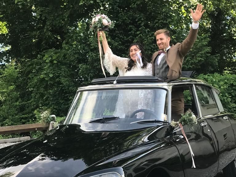 Leonie und Niklas Schenck haben sich getraut.
