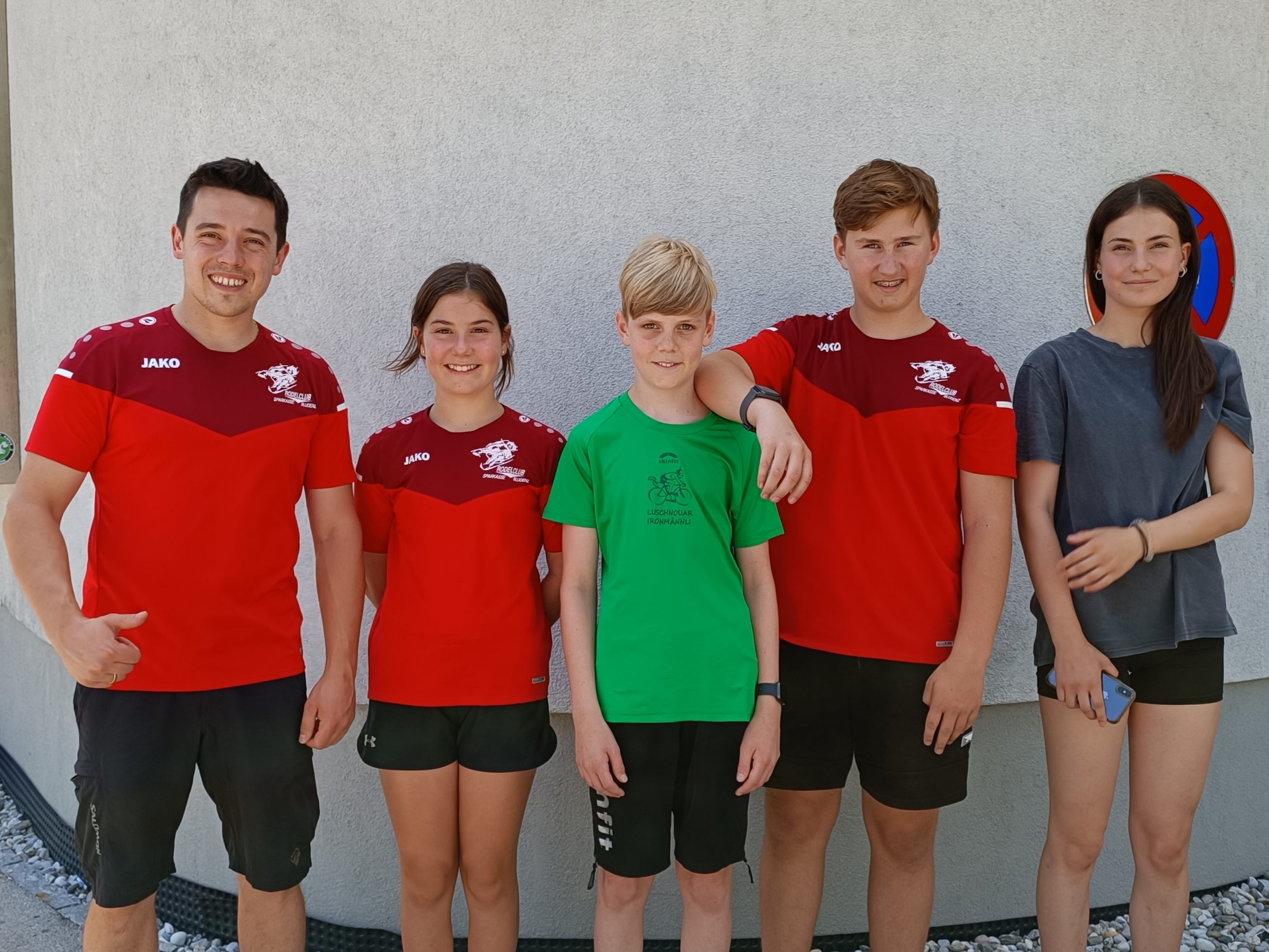 Patrik Korbela, Nica Bleiner, Matheo Burtscher, Mateusz Labenz, Lina Bleiner (v.l.). Patrik Korbela, Nica Bleiner, Matheo Burtscher, Mateusz Labenz, Lina Bleiner (v.l.).