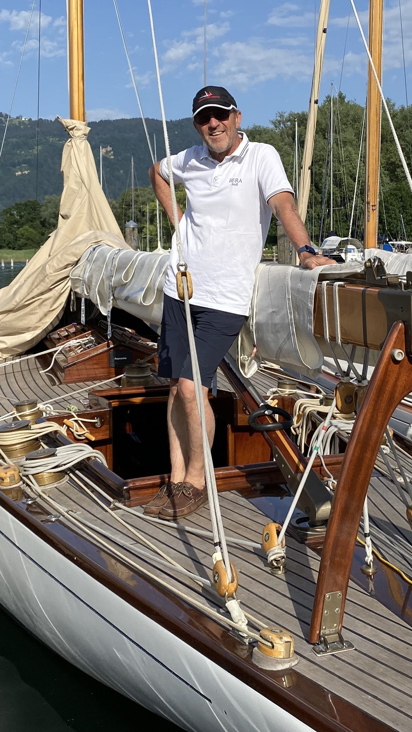 Wolfgang Mähr aus Bregenz ist mit seiner Mannschaft bei der "Rund Um" mit dabei.