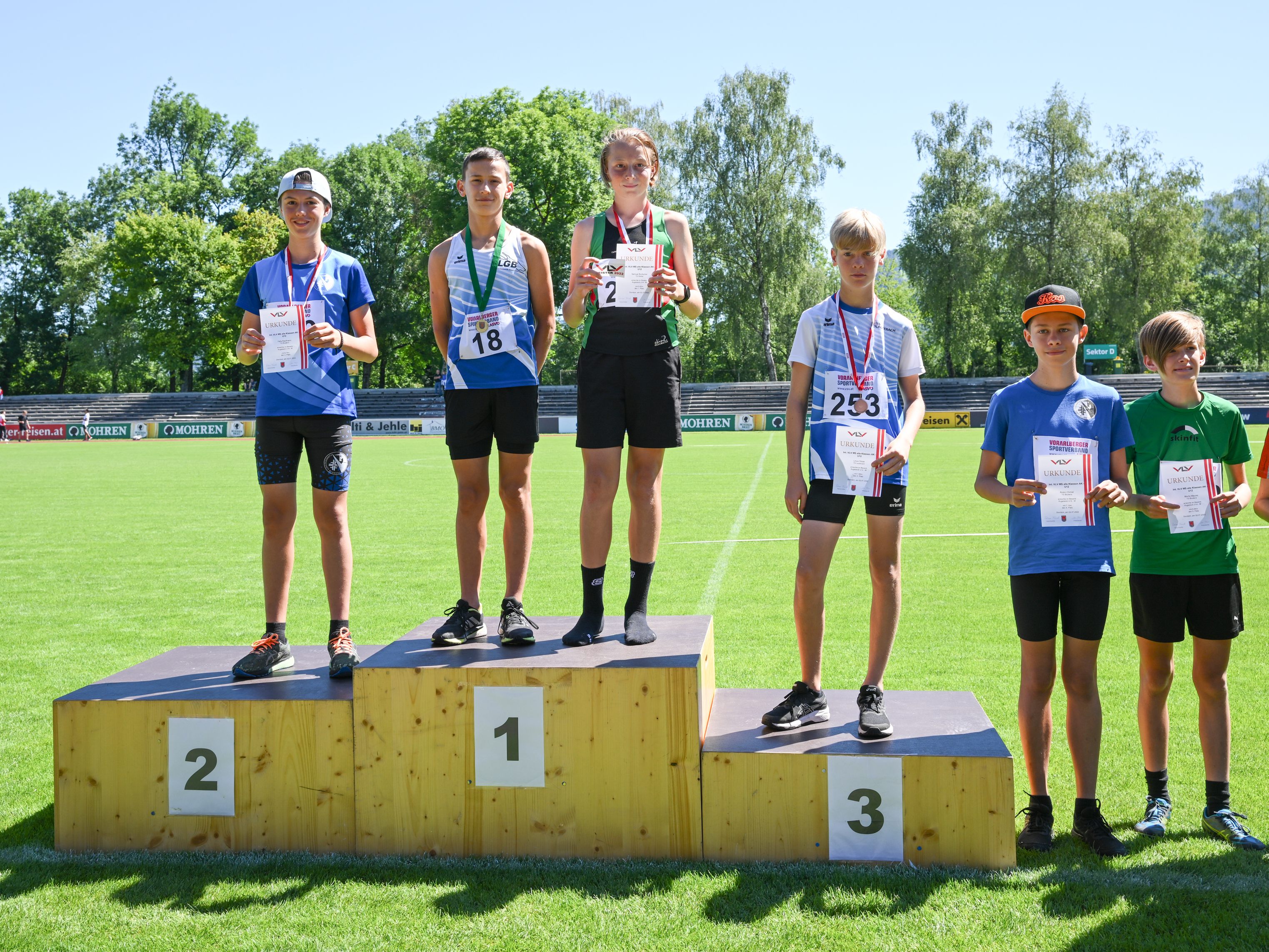 Samuel Burtscher Kugellandesmeister U14