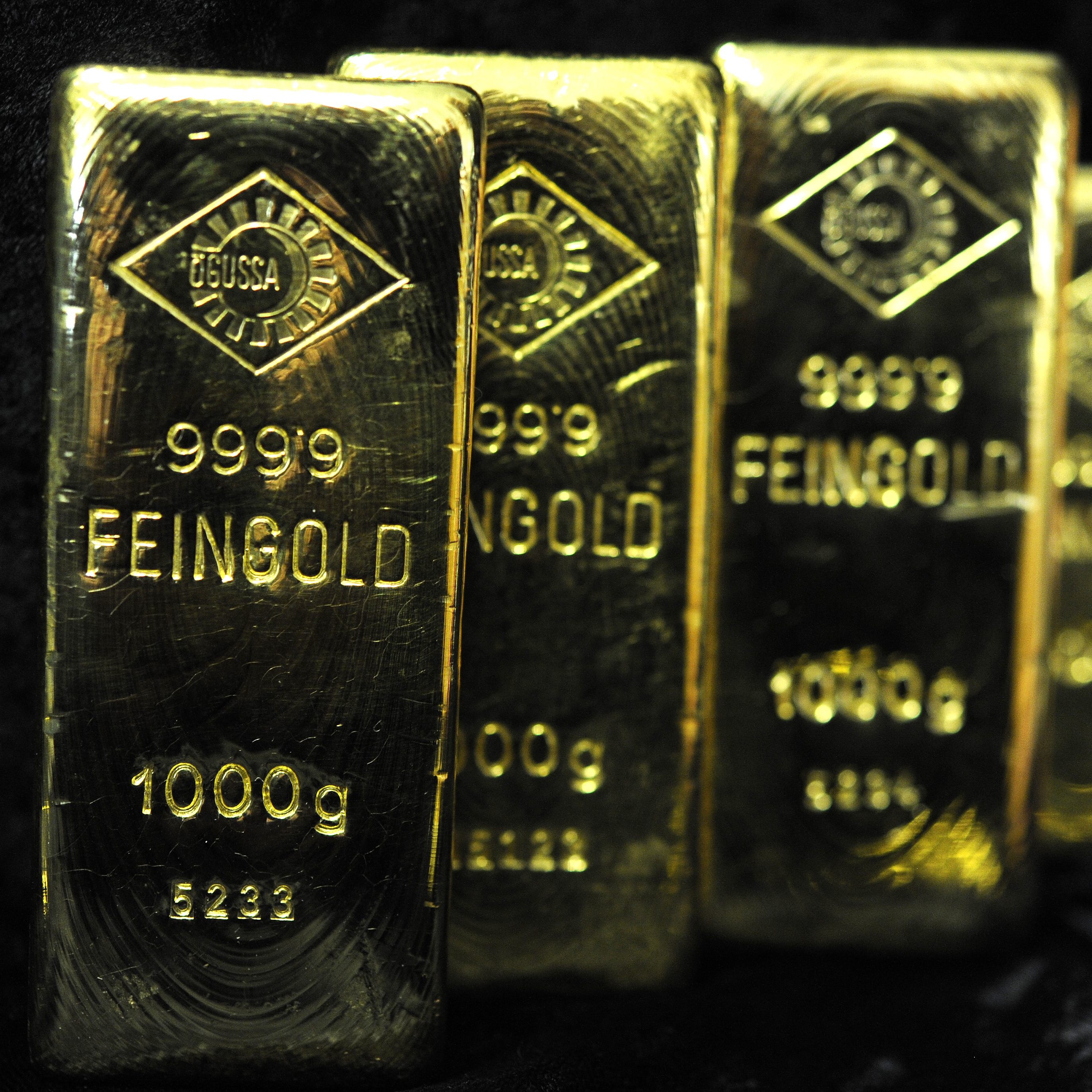 Der Goldpreis ist auf dem Sinkpreis.