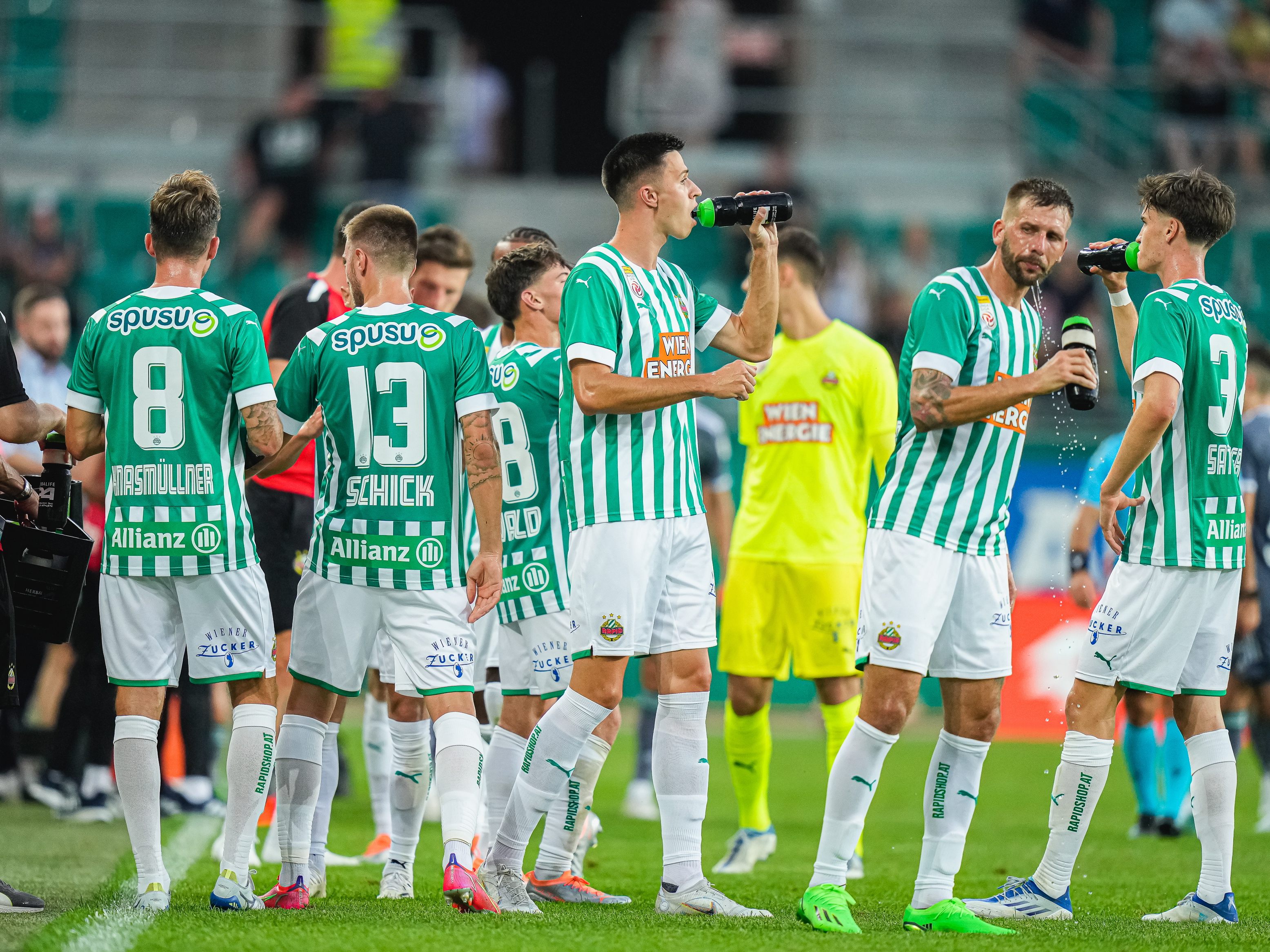 Das sind die Stimmen nach dem Spiel Rapid Wien gegen Lechia Gdansk.