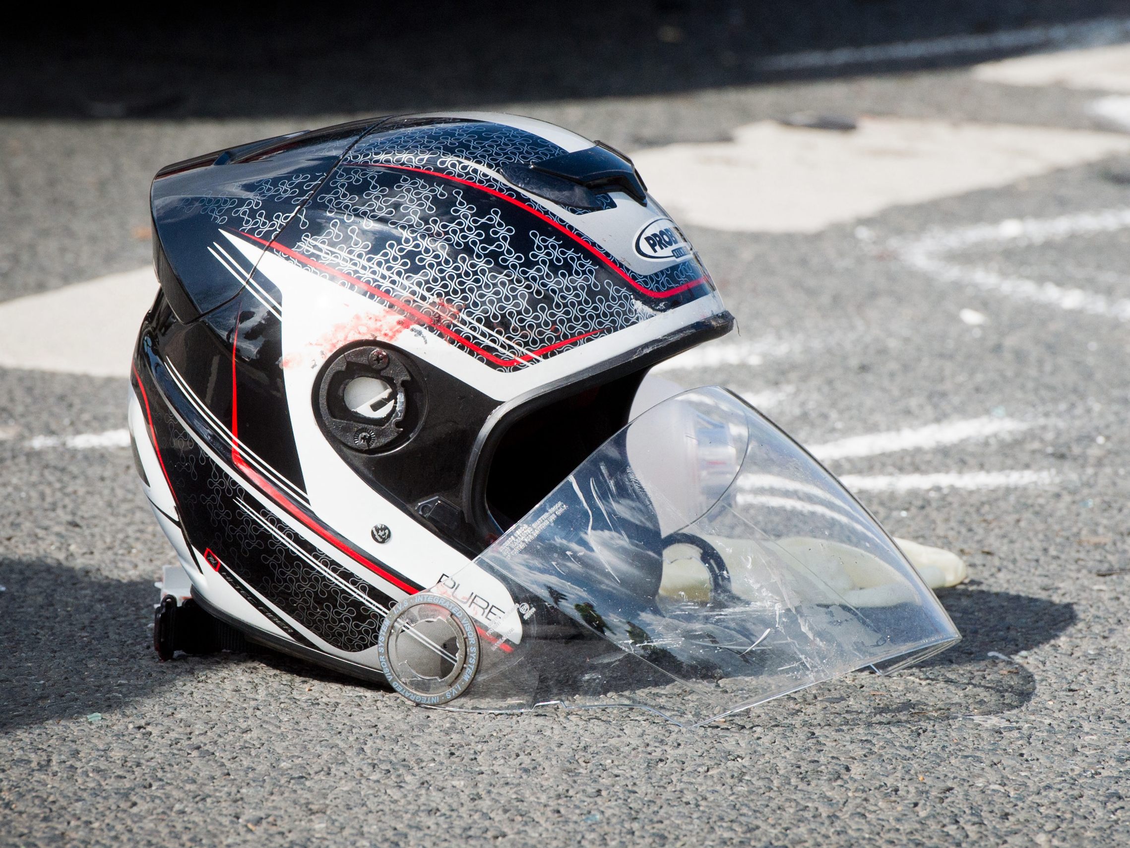 In Wien-Favoriten wurde ein Motorradfahrer bei einem Sturz schwer verletzt