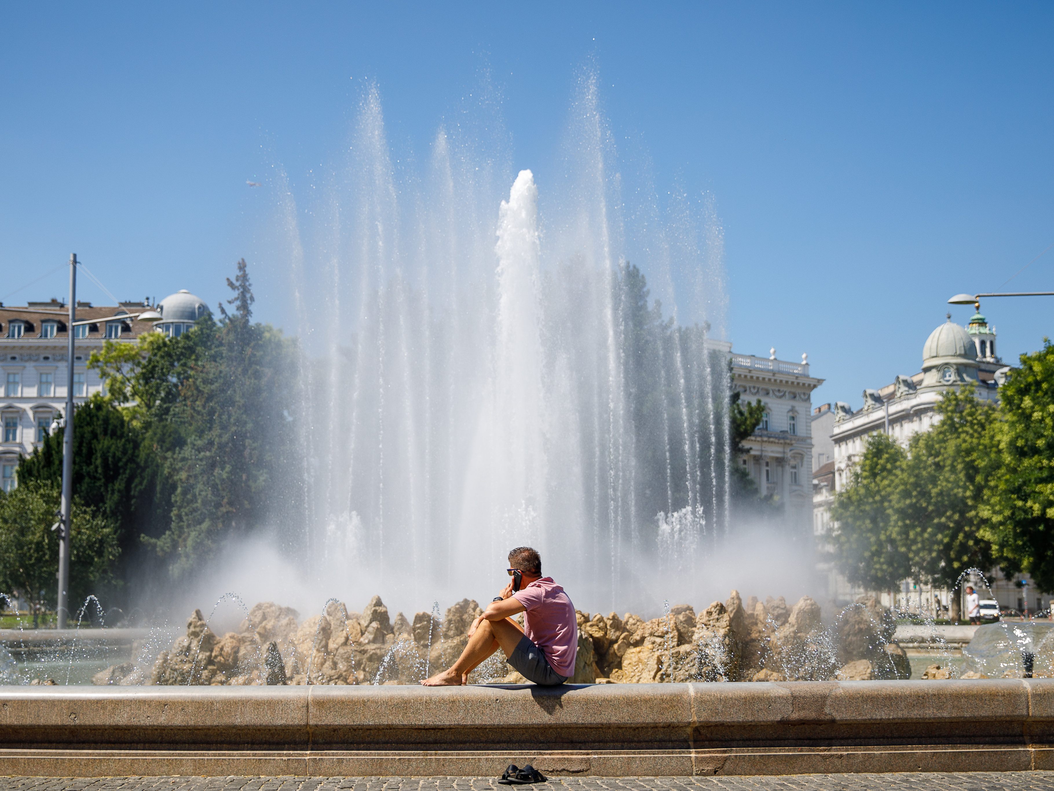 In Wien wurden am Dienstag mehr als 33 Grad gemeldet.