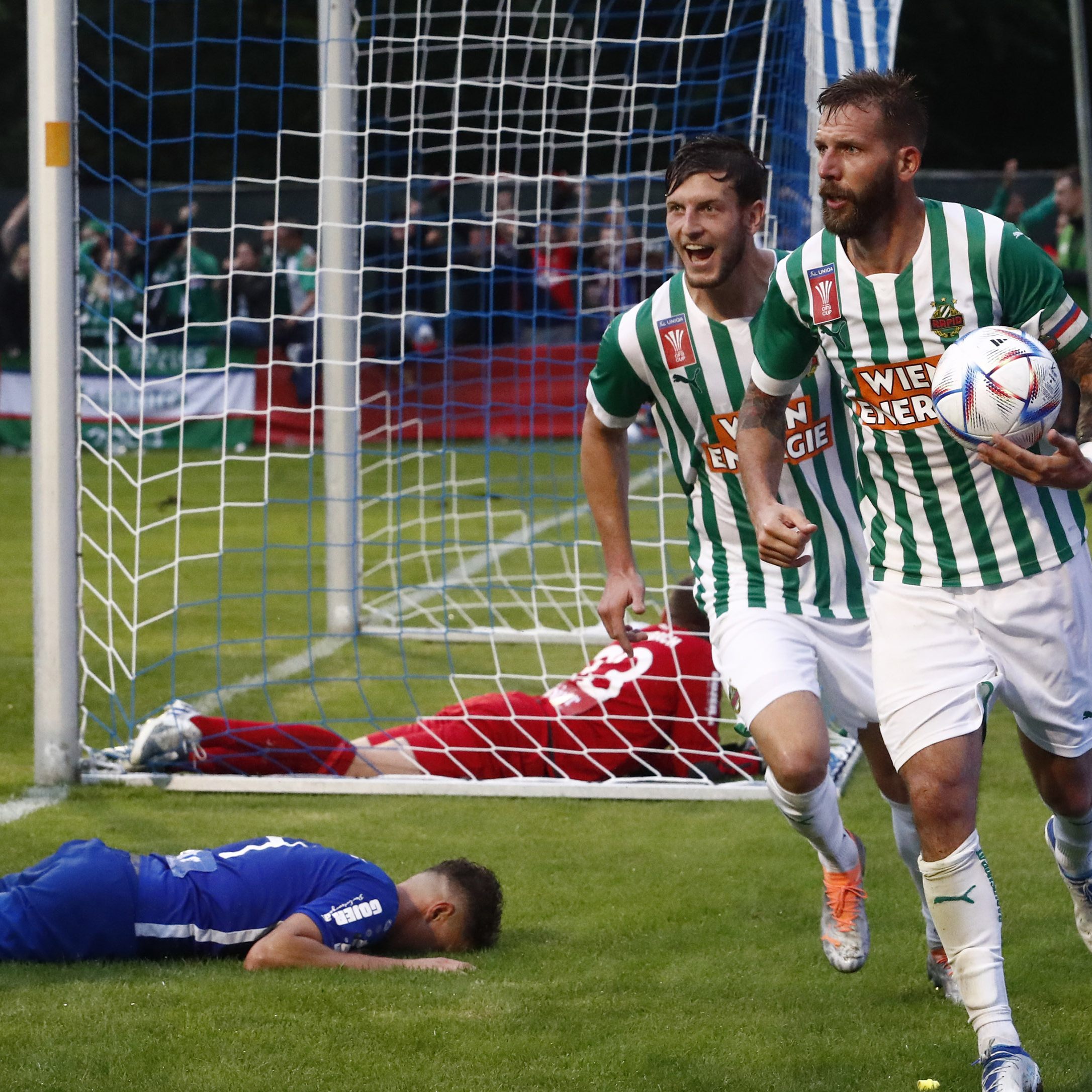 Rapid musste sich im ÖFB-Cup abmühen.