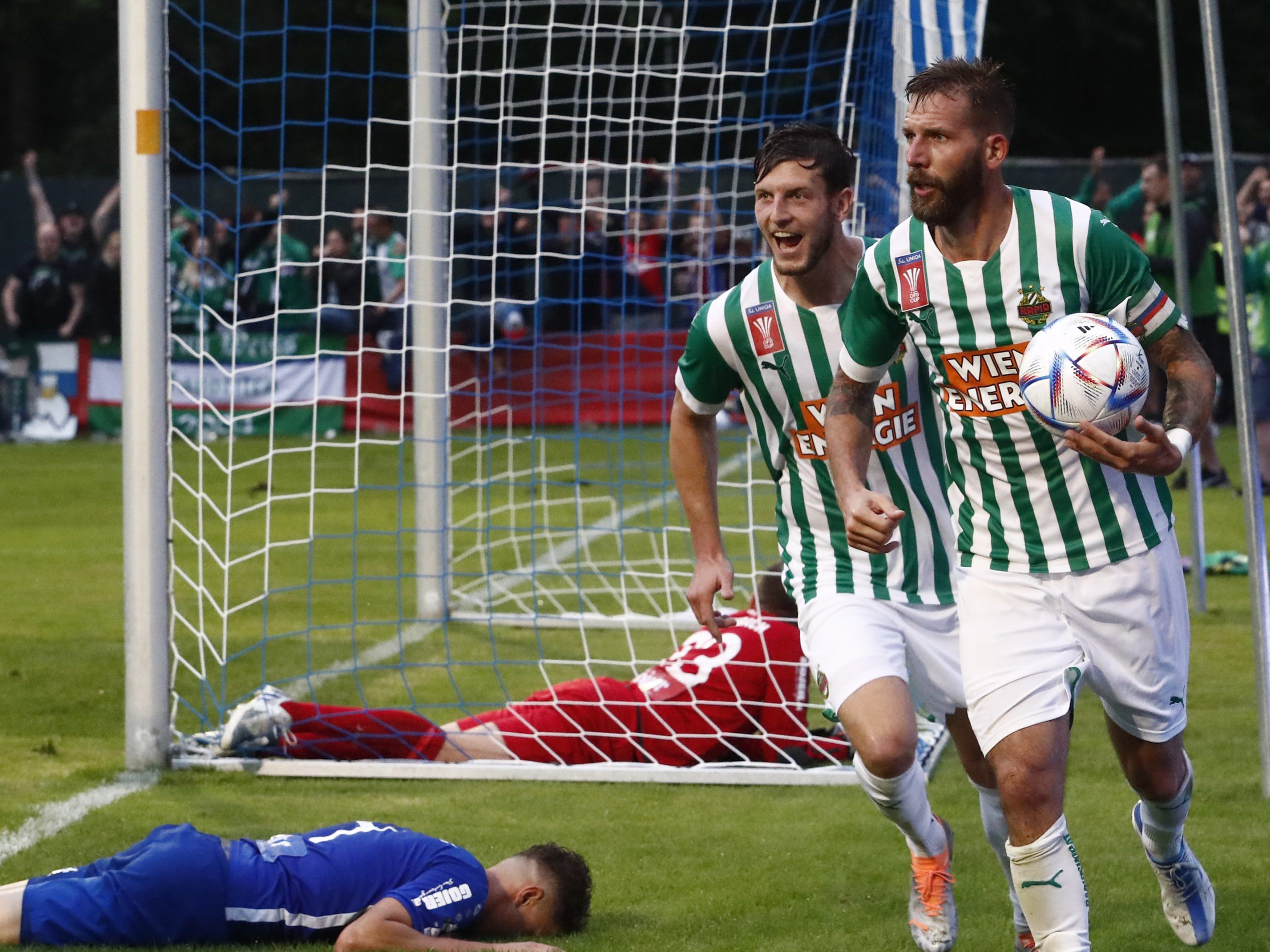 Rapid musste sich im ÖFB-Cup abmühen.