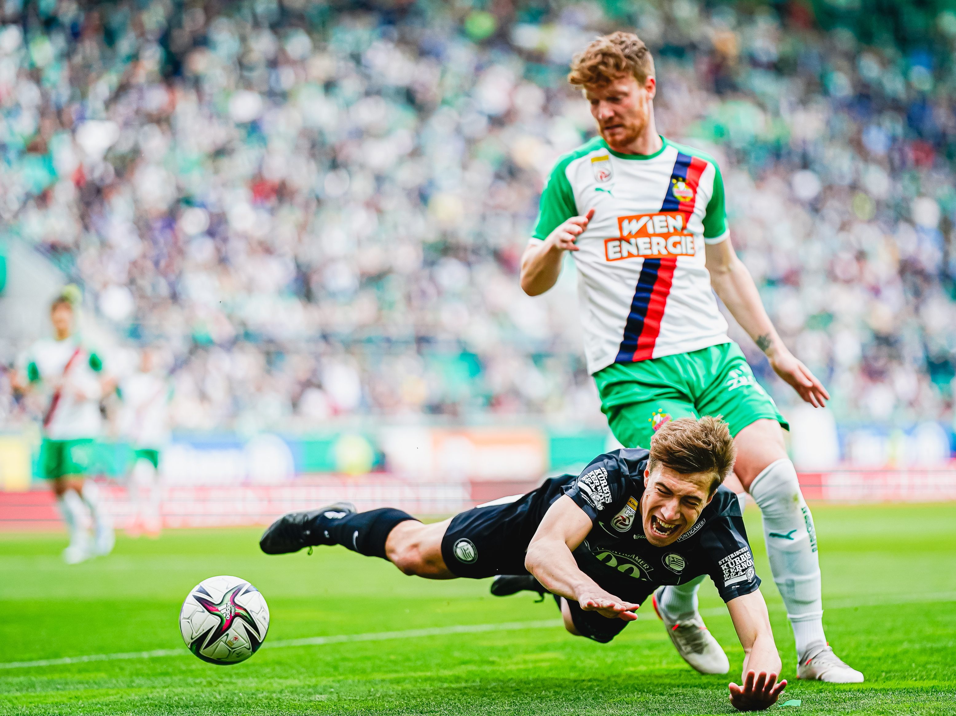 Ferdy Druijf gelangen in Frühjahr sechs Treffer für Rapid Wien. Ferdy Druijf gelangen in Frühjahr sechs Treffer für Rapid Wien.