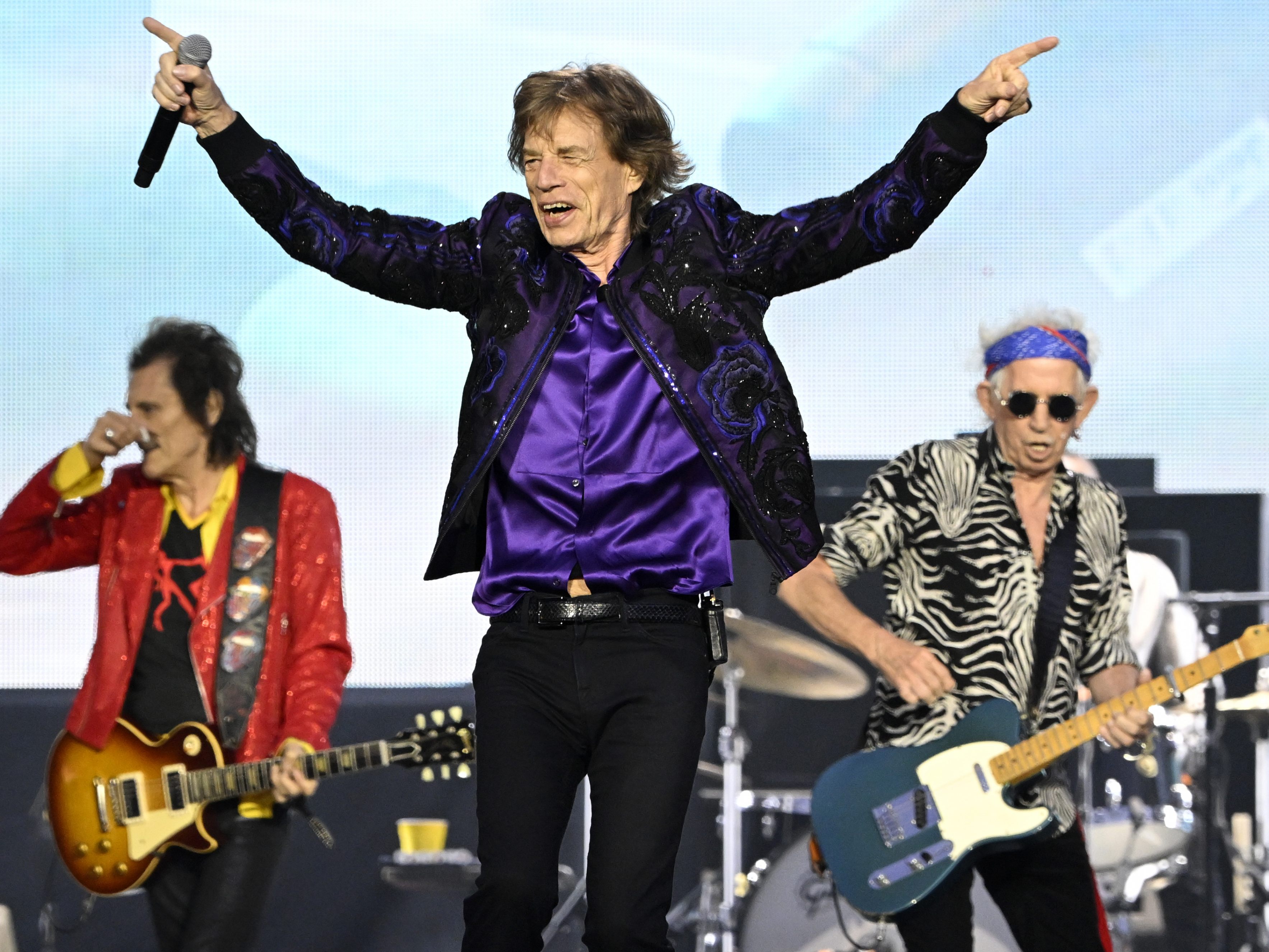 Die Rolling Stones rockten im Ernst-Happel-Stadion Wien.